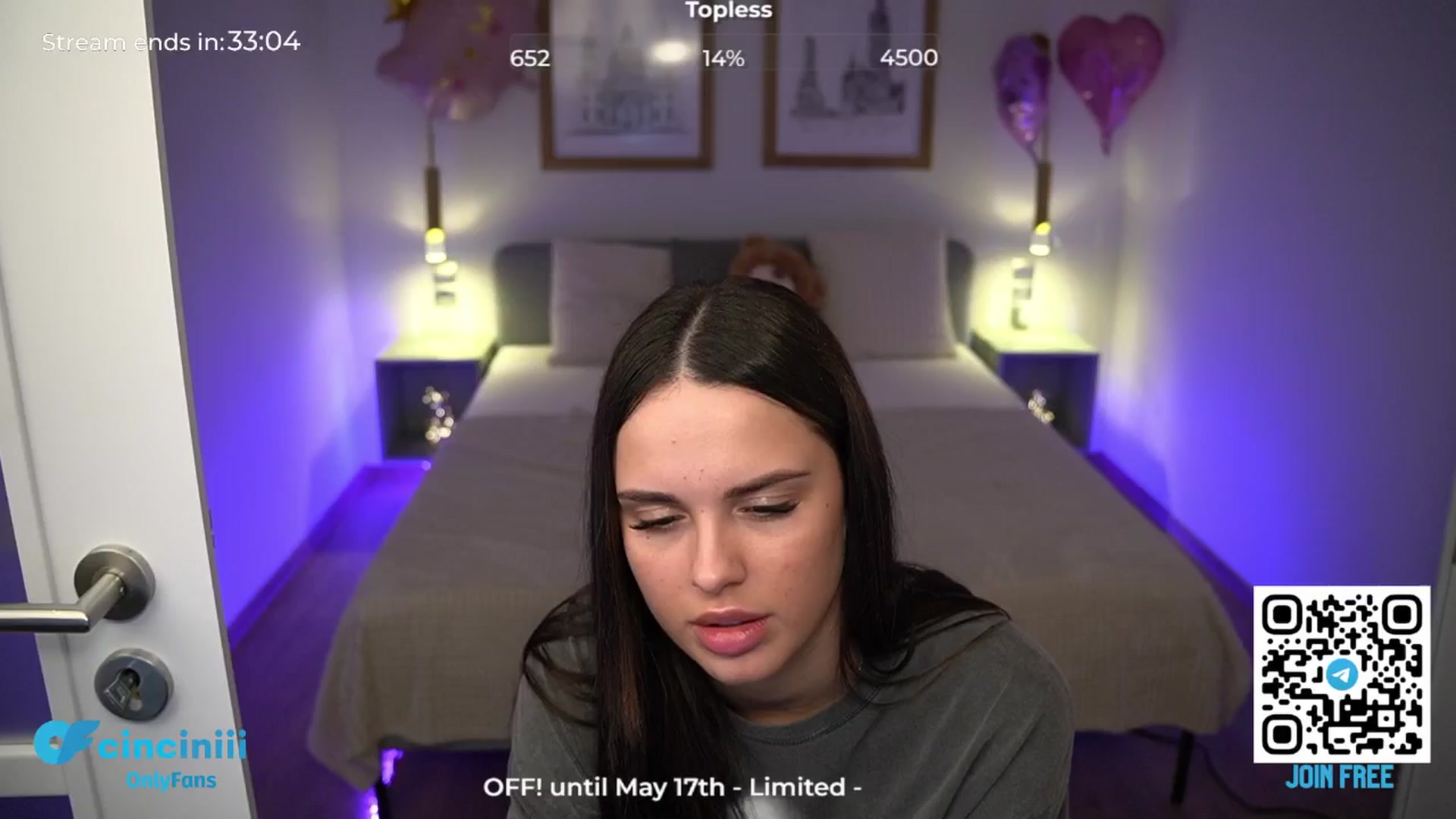 Gallery image thumbnail from cinnabellee's myfreecams stream on, 05/13/2024, 20:46 image 20 of 20