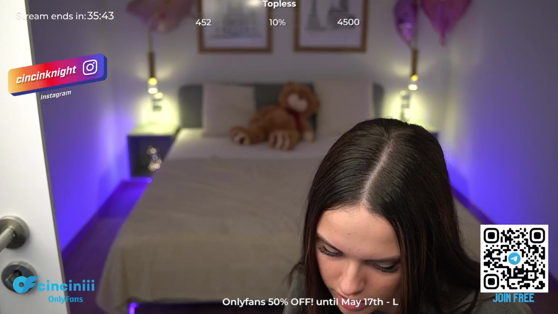 Gallery image thumbnail from cinnabellee's myfreecams stream on, 05/13/2024, 20:46 image 17 of 20