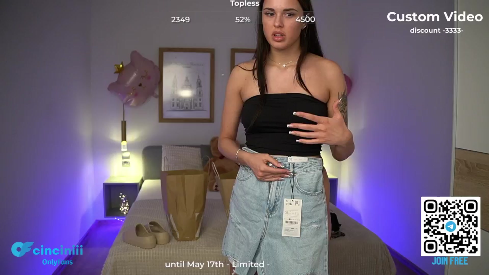 Gallery image thumbnail from cinnabellee's myfreecams stream on, 05/14/2024, 22:15 image 14 of 20