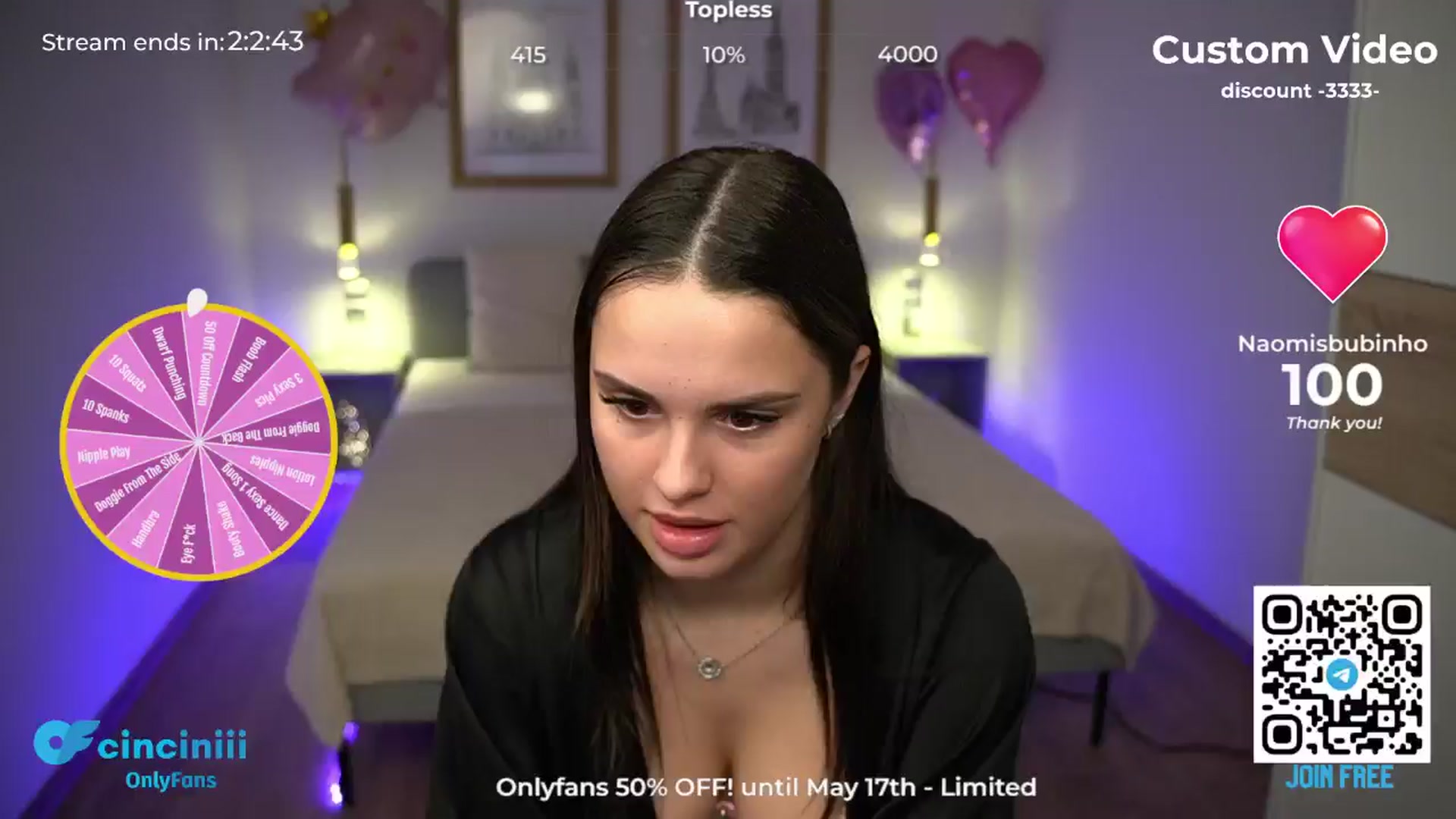 Gallery image thumbnail from cinnabellee's myfreecams stream on, 05/17/2024, 06:02 image 15 of 20