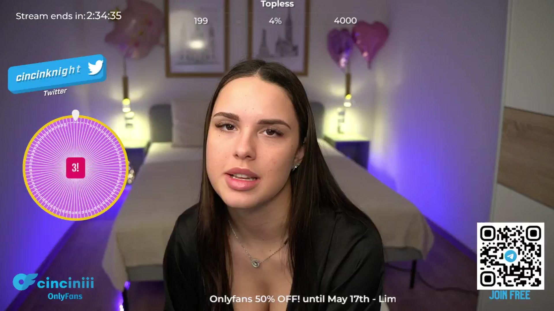 Gallery image thumbnail from cinnabellee's myfreecams stream on, 05/17/2024, 06:02 image 7 of 20
