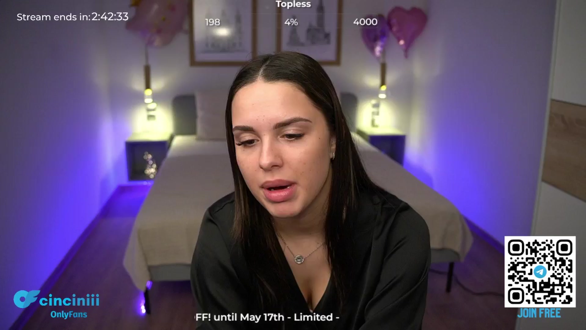 Gallery image thumbnail from cinnabellee's myfreecams stream on, 05/17/2024, 06:02 image 5 of 20