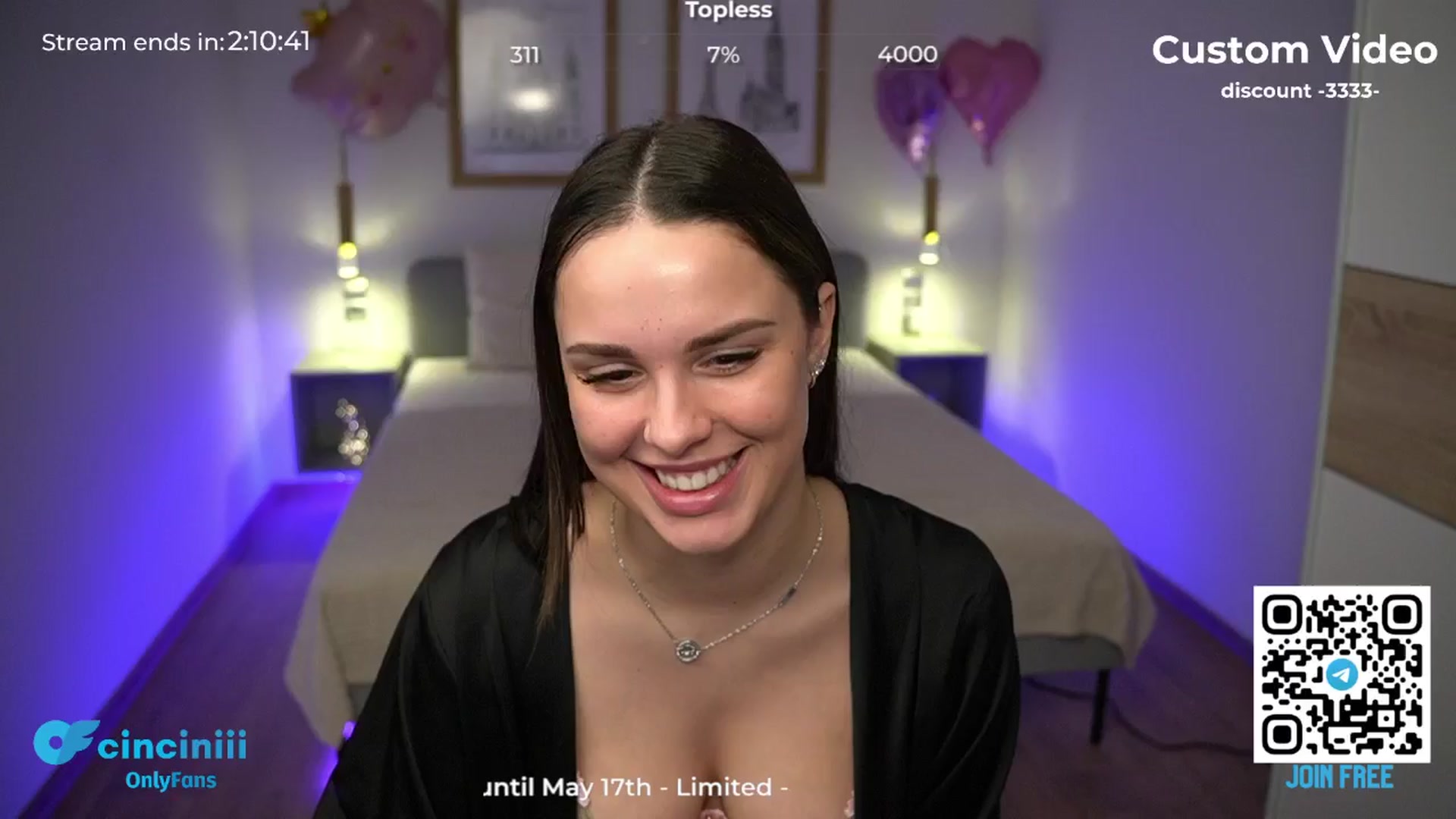 Gallery image thumbnail from cinnabellee's myfreecams stream on, 05/17/2024, 06:02 image 13 of 20