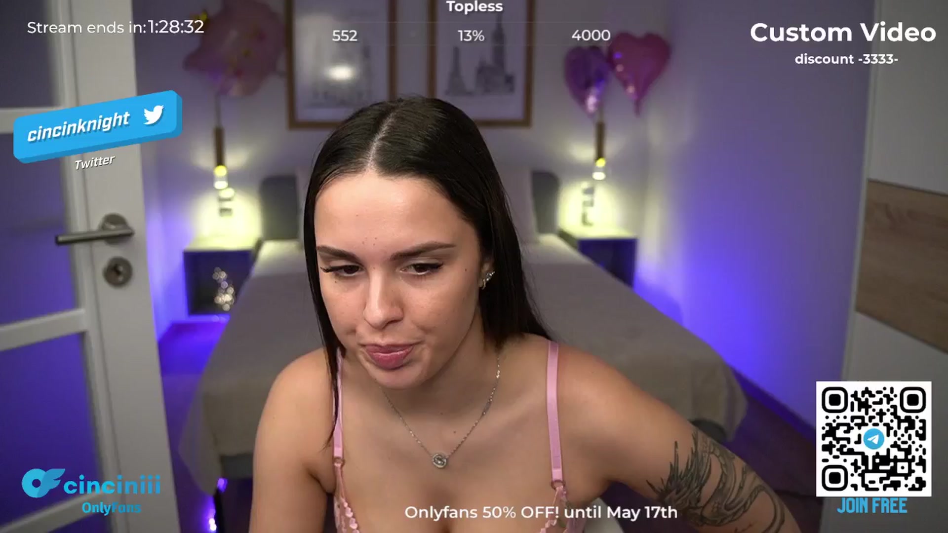 Gallery image thumbnail from cinnabellee's myfreecams stream on, 05/17/2024, 07:32 image 3 of 20
