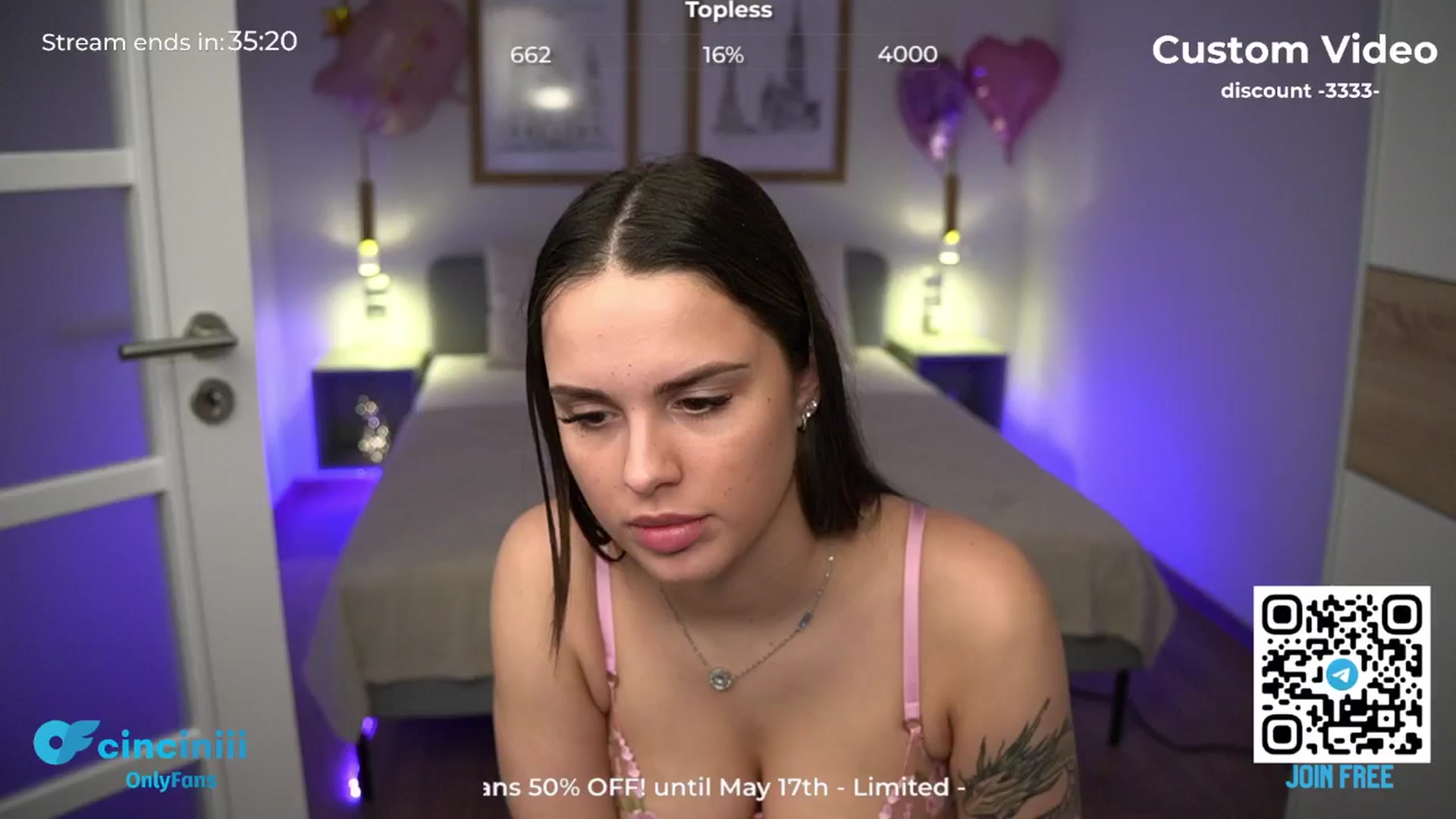 Gallery image thumbnail from cinnabellee's myfreecams stream on, 05/17/2024, 07:32 image 15 of 20