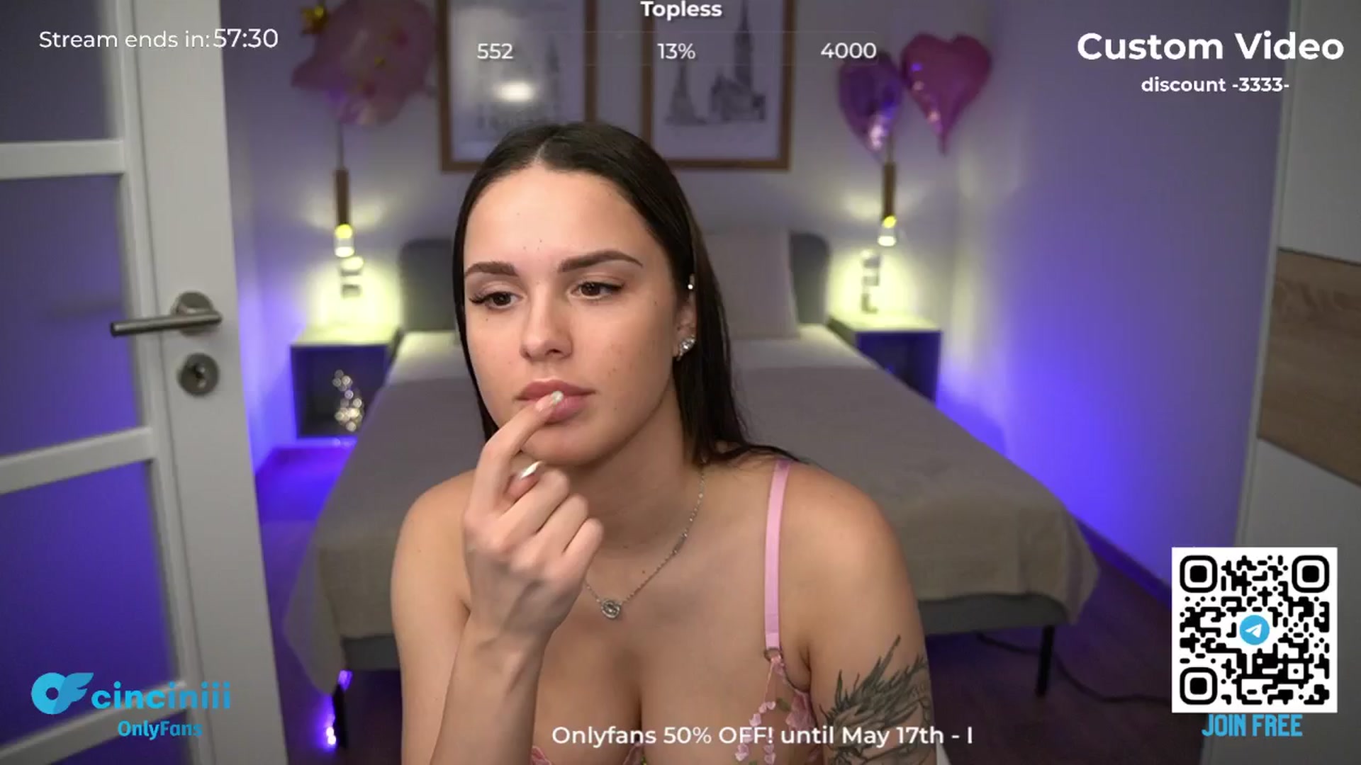 Gallery image thumbnail from cinnabellee's myfreecams stream on, 05/17/2024, 07:32 image 10 of 20