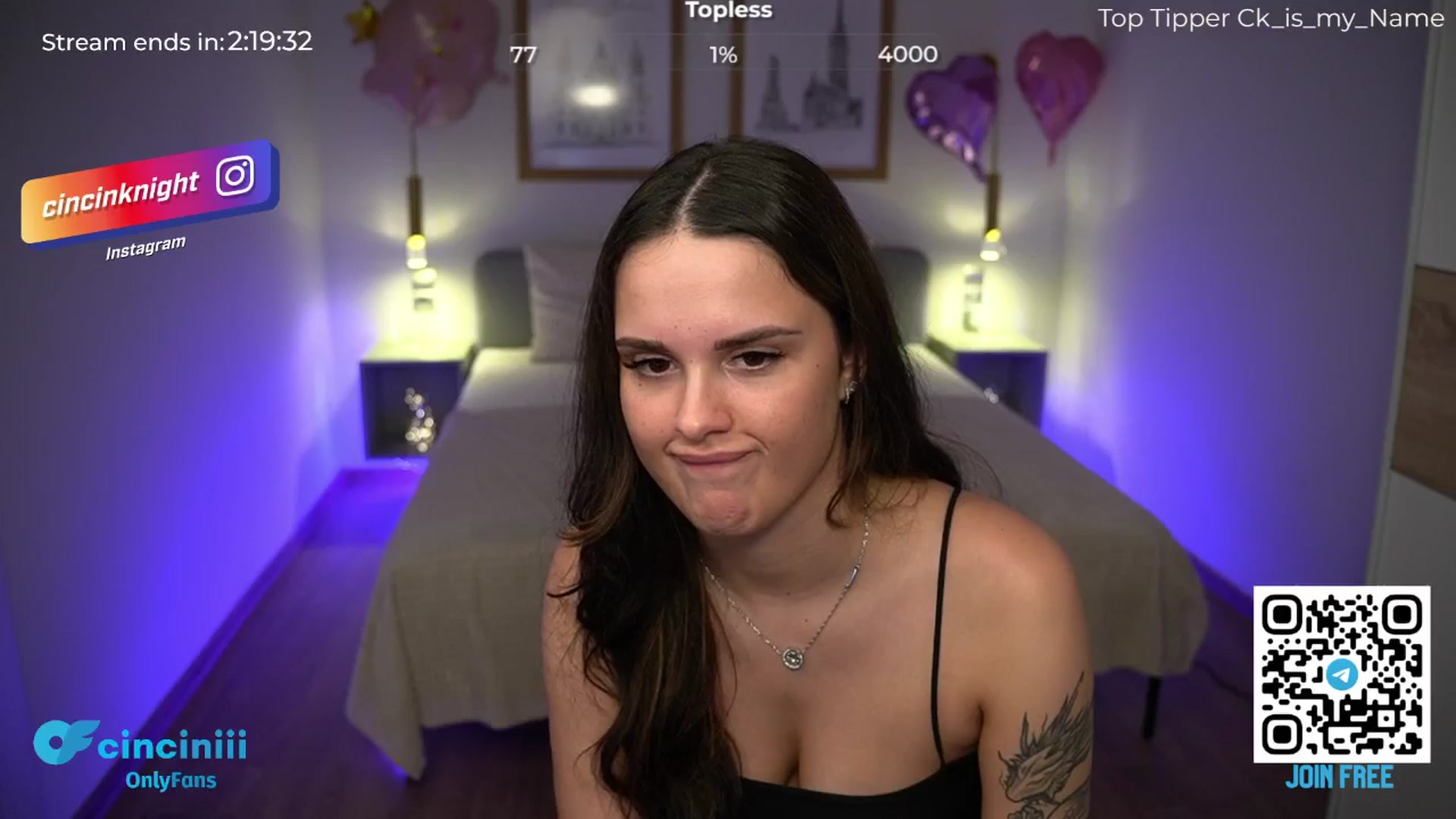 Gallery image thumbnail from cinnabellee's myfreecams stream on, 06/04/2024, 19:09 image 20 of 20