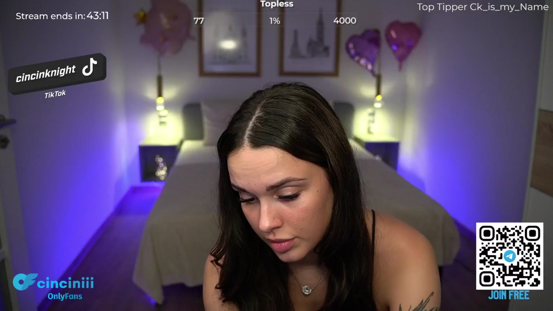 Gallery image thumbnail from cinnabellee's myfreecams stream on, 06/04/2024, 21:03 image 6 of 20