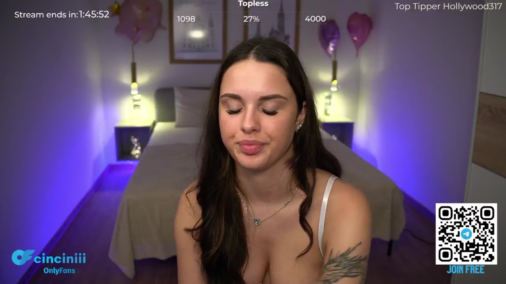 Gallery image thumbnail from cinnabellee's myfreecams stream on, 06/05/2024, 21:22 image 5 of 20