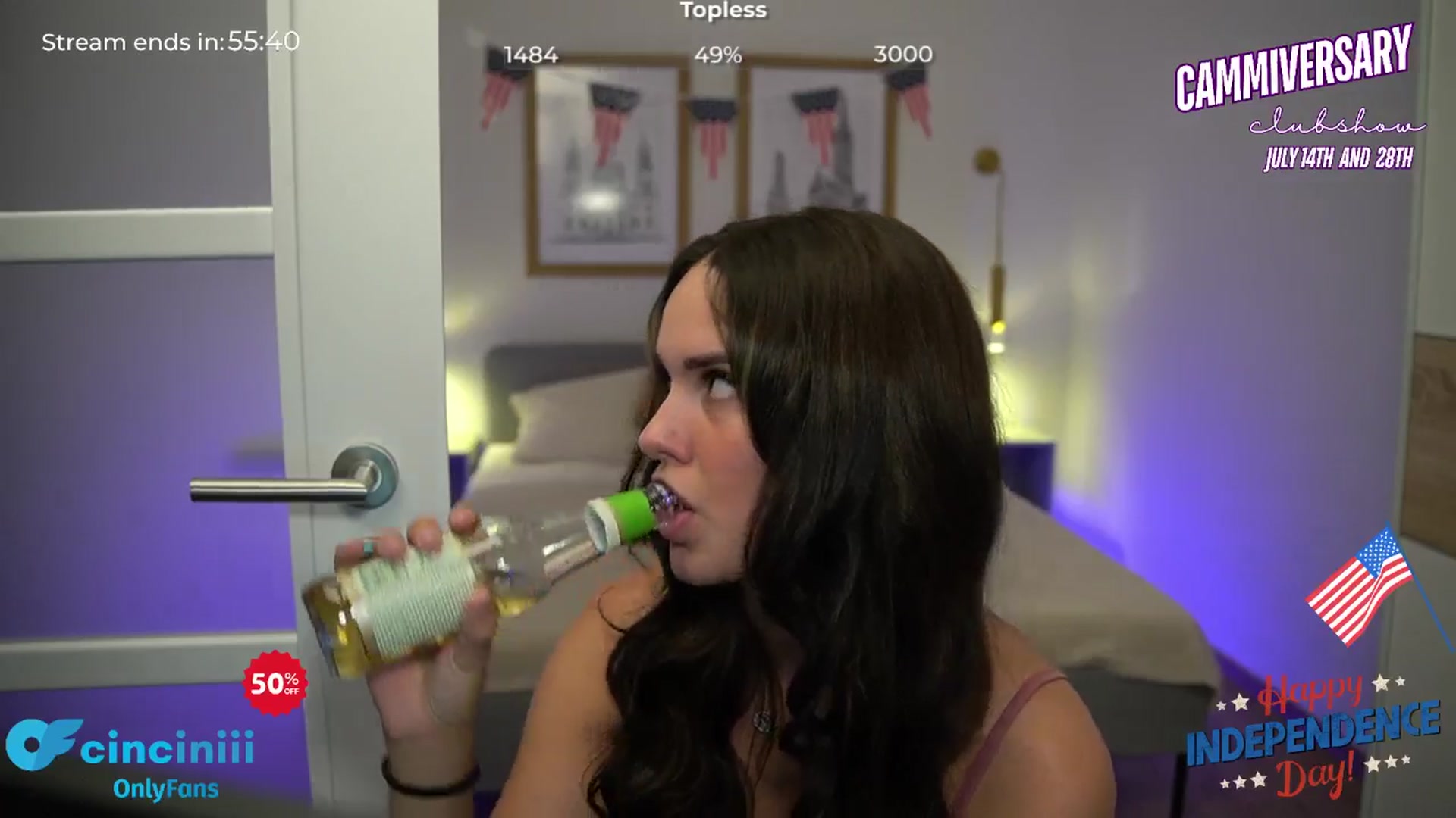 Gallery image thumbnail from cinnabellee's myfreecams stream on, 07/04/2024, 20:59 image 16 of 20