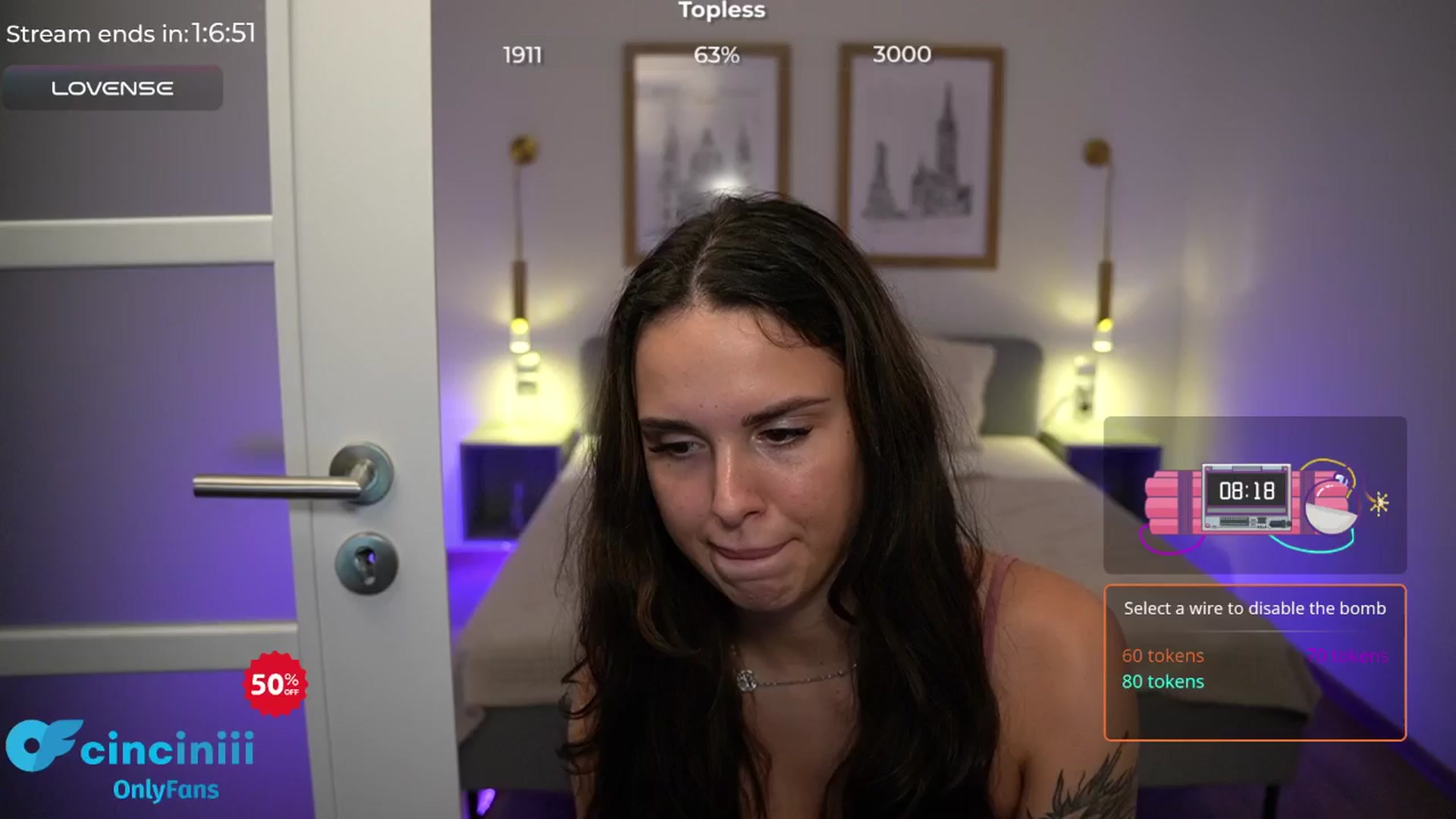 Gallery image thumbnail from cinnabellee's myfreecams stream on, 07/08/2024, 20:53 image 16 of 20