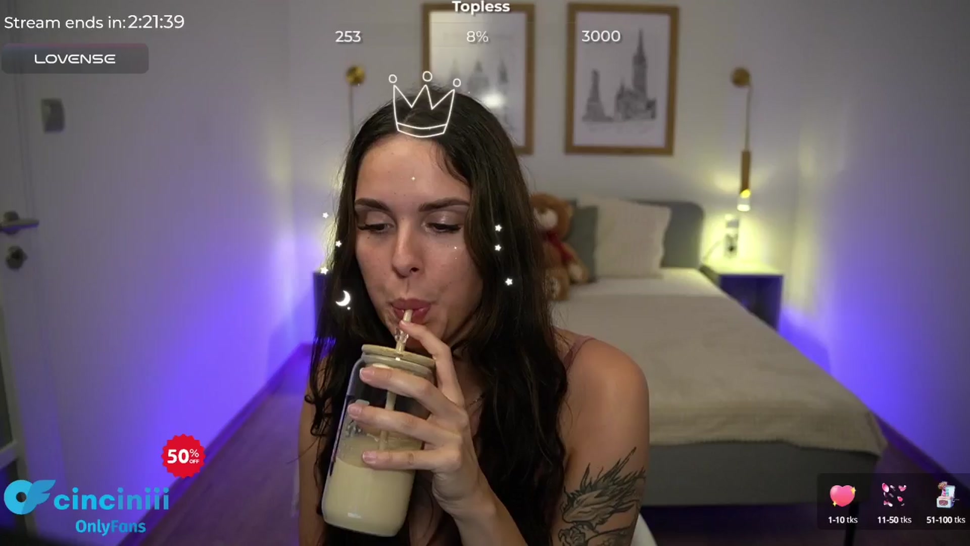 Gallery image thumbnail from cinnabellee's myfreecams stream on, 07/08/2024, 20:53 image 5 of 20