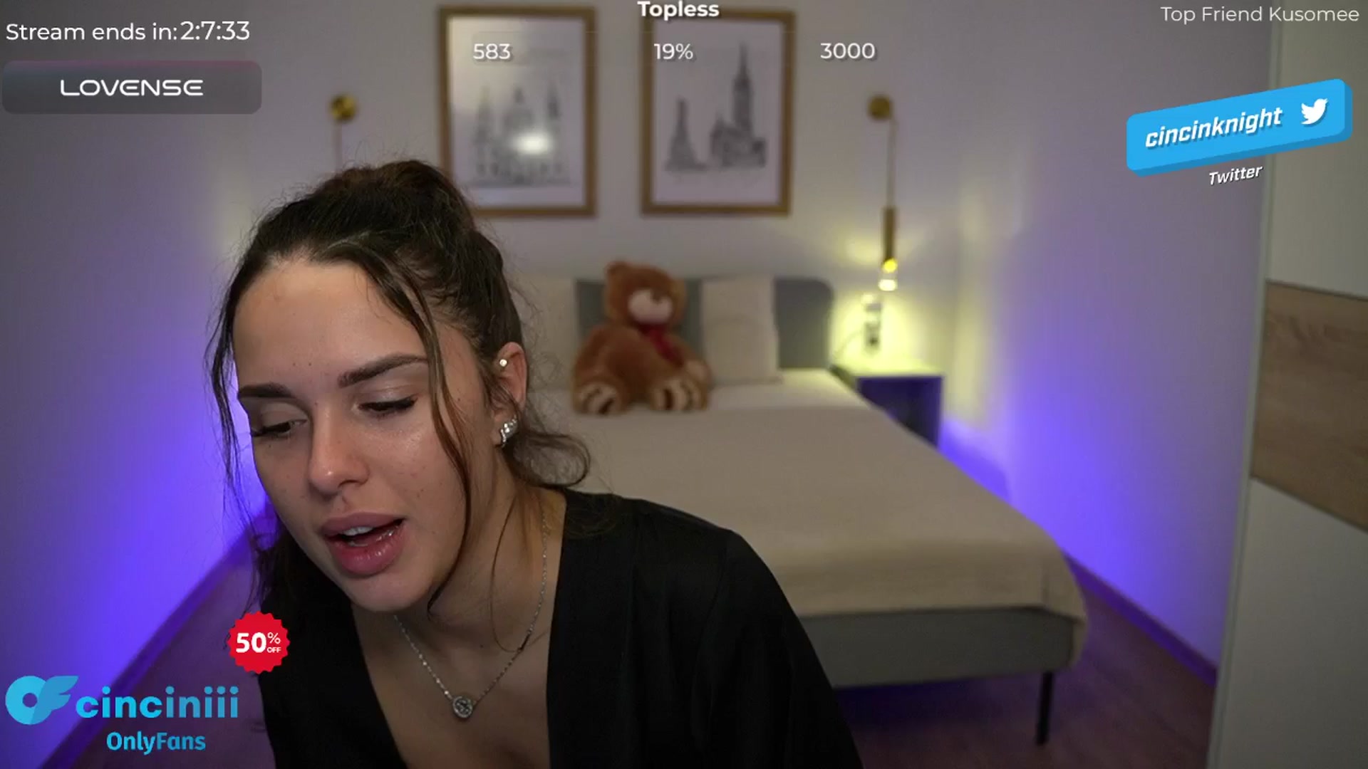 Gallery image thumbnail from cinnabellee's myfreecams stream on, 07/10/2024, 07:40 image 6 of 20