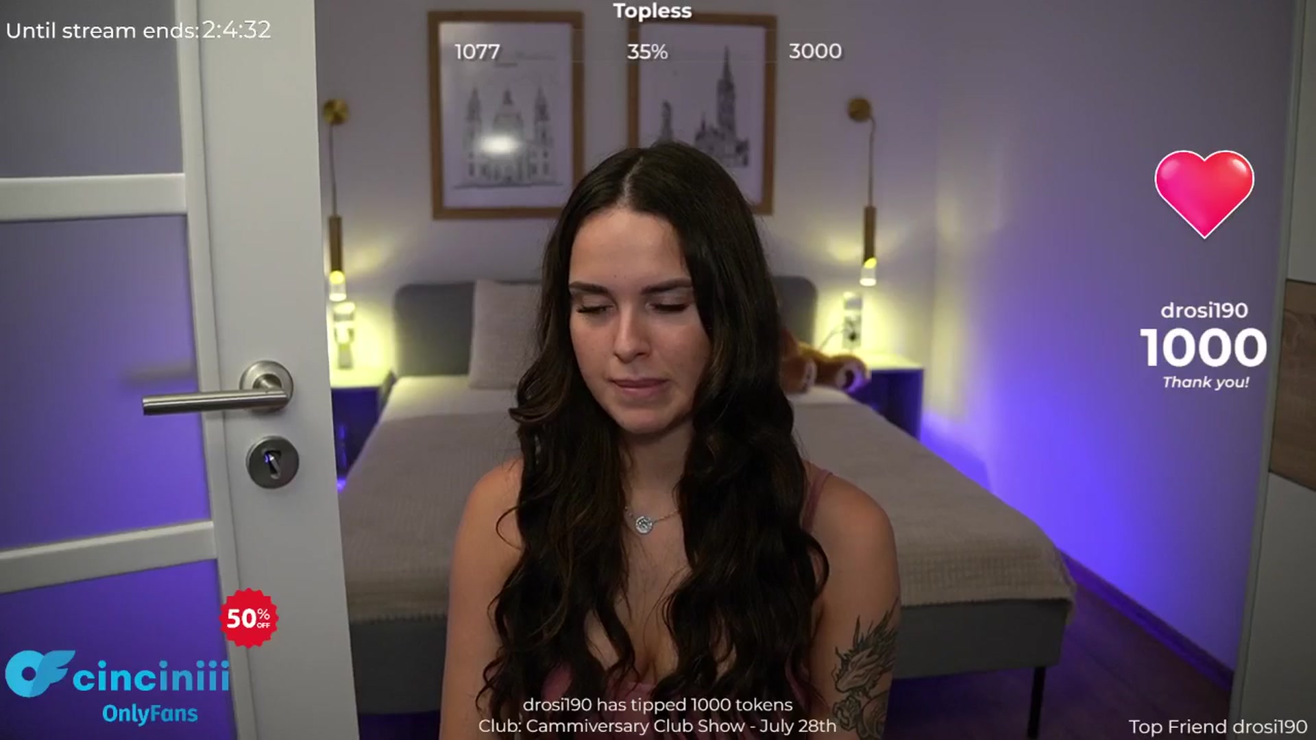 Gallery image thumbnail from cinnabellee's myfreecams stream on, 07/21/2024, 21:02 image 4 of 20