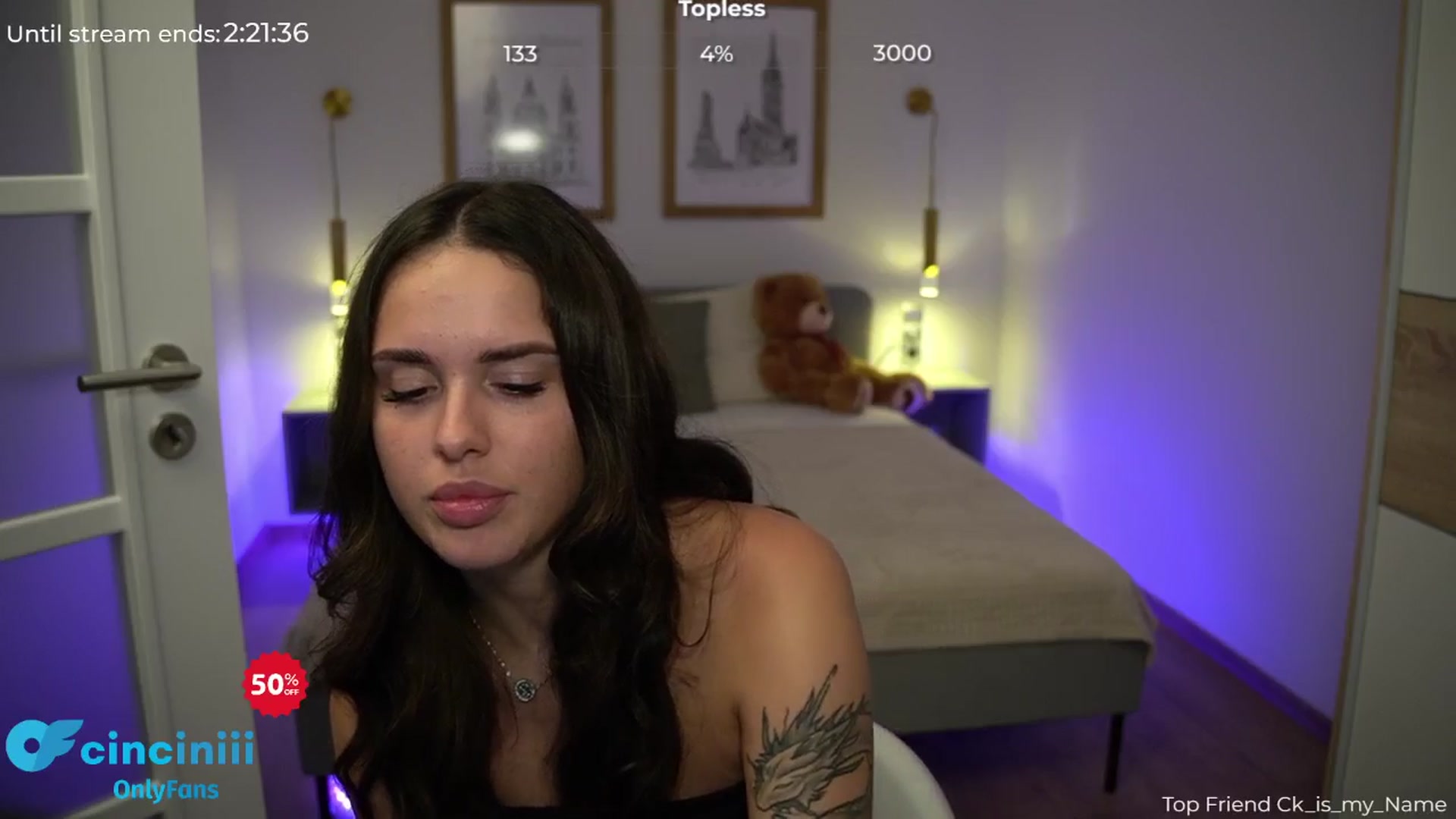 Gallery image thumbnail from cinnabellee's myfreecams stream on, 07/22/2024, 19:40 image 9 of 20