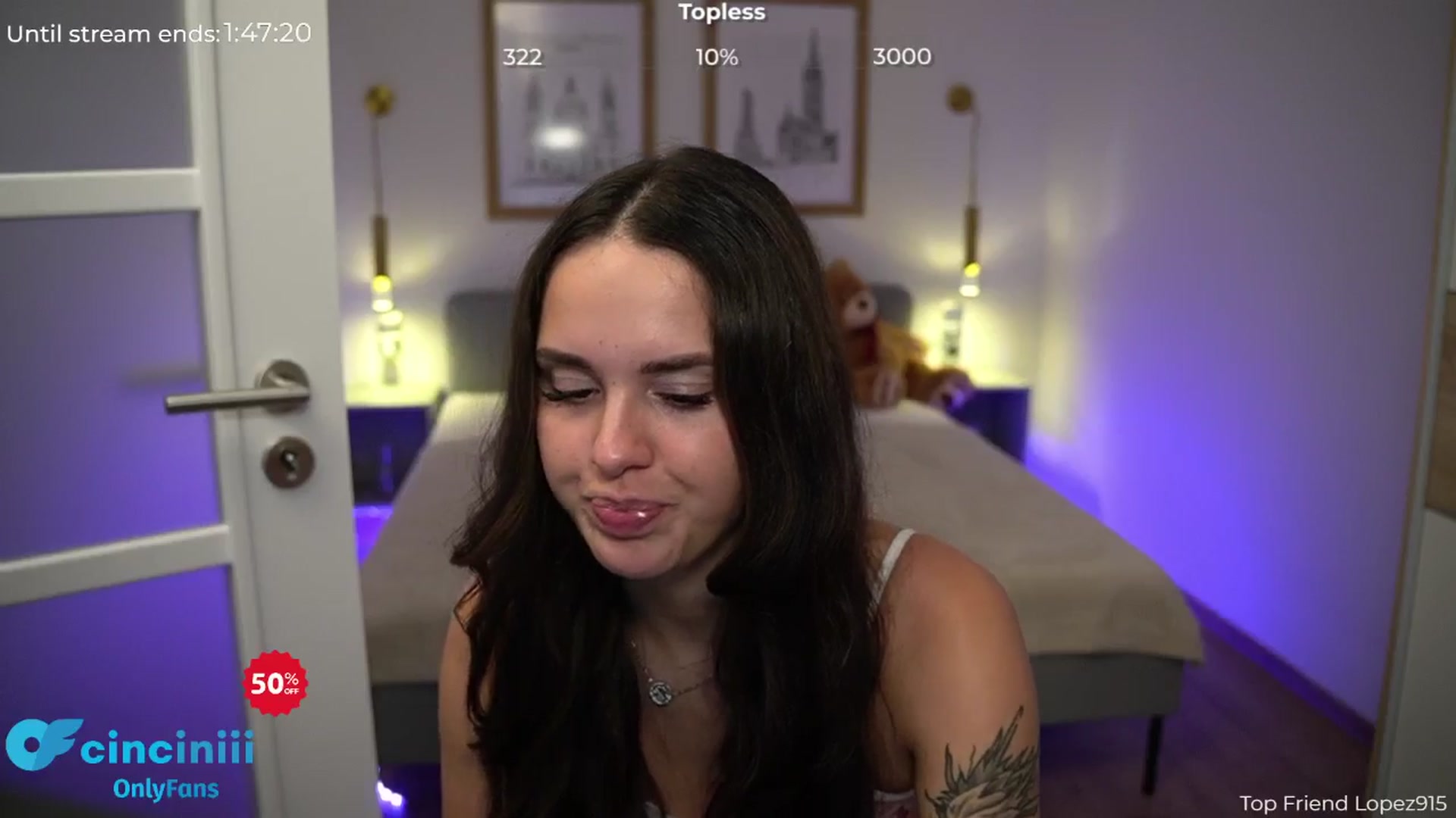 Gallery image thumbnail from cinnabellee's myfreecams stream on, 07/23/2024, 20:38 image 9 of 20