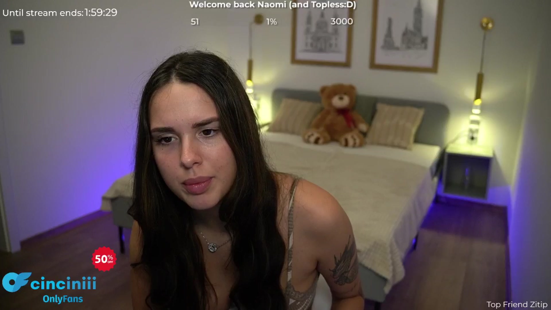 Gallery image thumbnail from cinnabellee's myfreecams stream on, 08/01/2024, 19:51 image 16 of 20