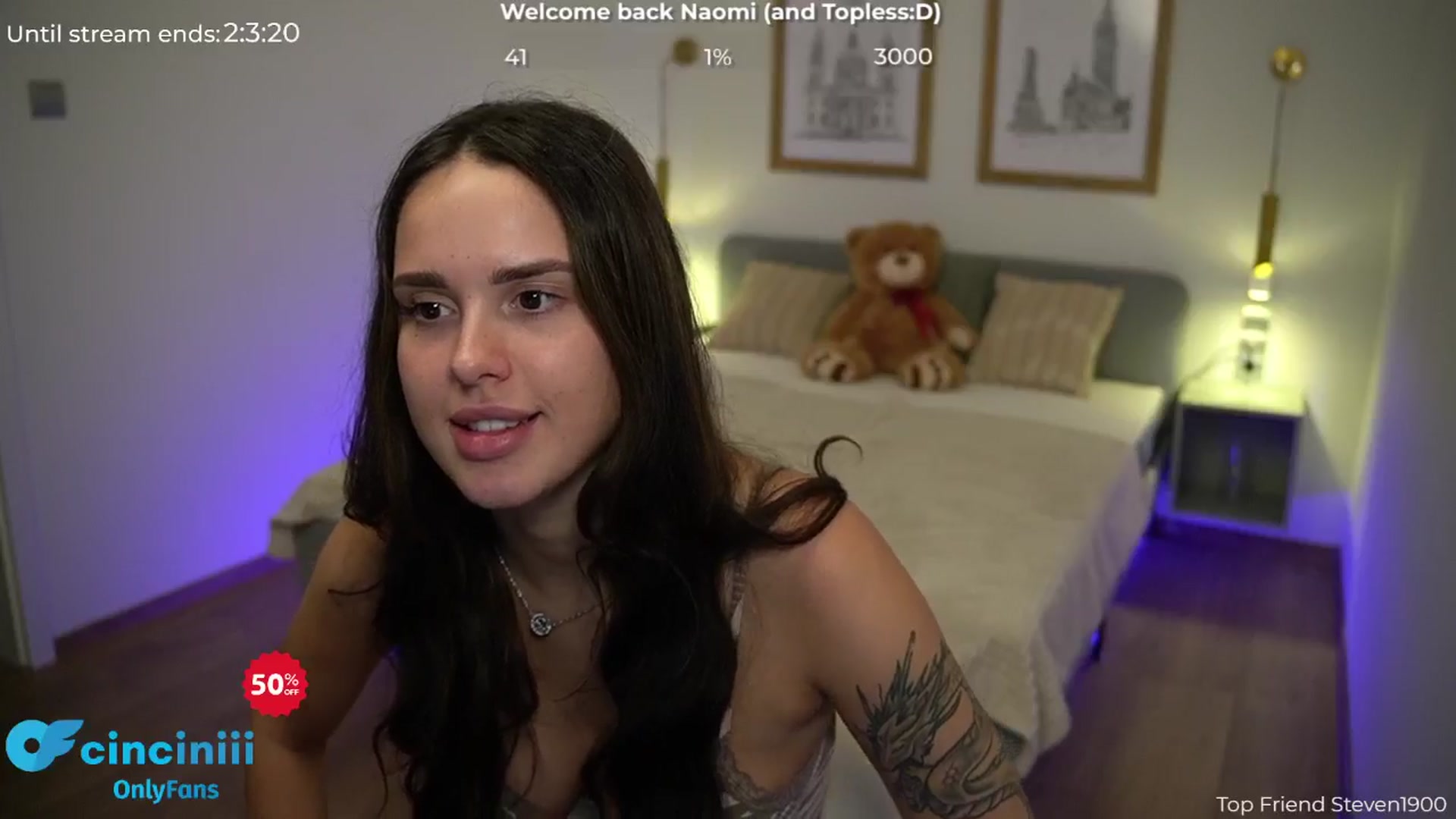 Gallery image thumbnail from cinnabellee's myfreecams stream on, 08/01/2024, 19:51 image 15 of 20