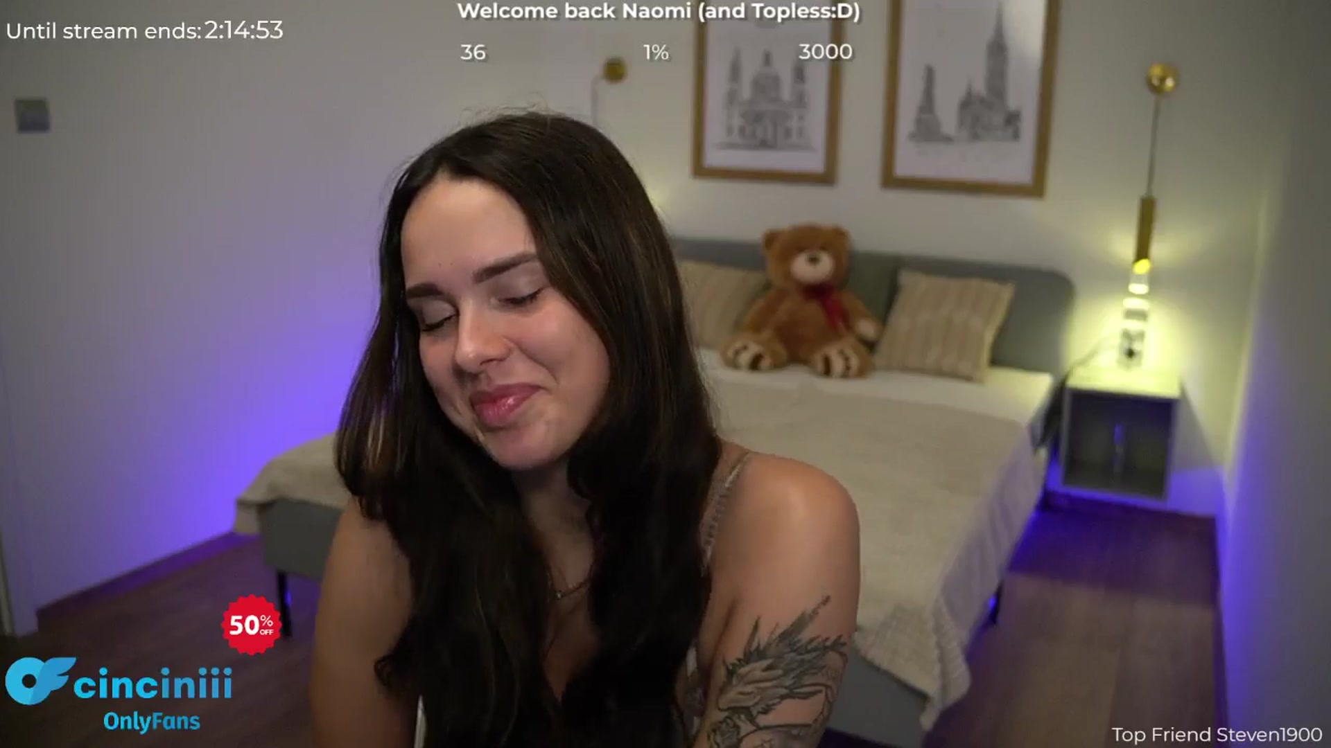 Gallery image thumbnail from cinnabellee's myfreecams stream on, 08/01/2024, 19:51 image 12 of 20
