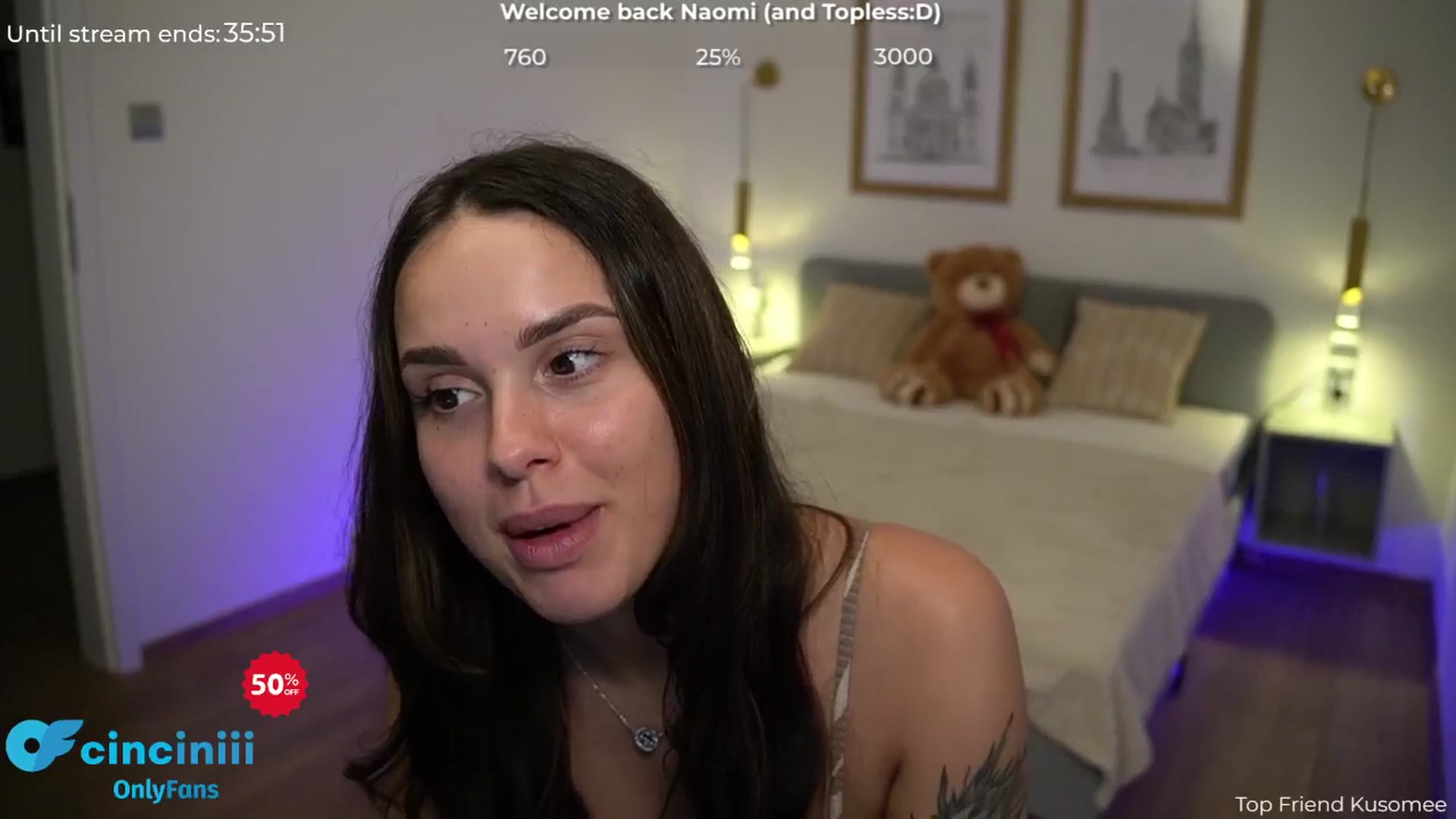 Gallery image thumbnail from cinnabellee's myfreecams stream on, 08/01/2024, 21:24 image 13 of 20
