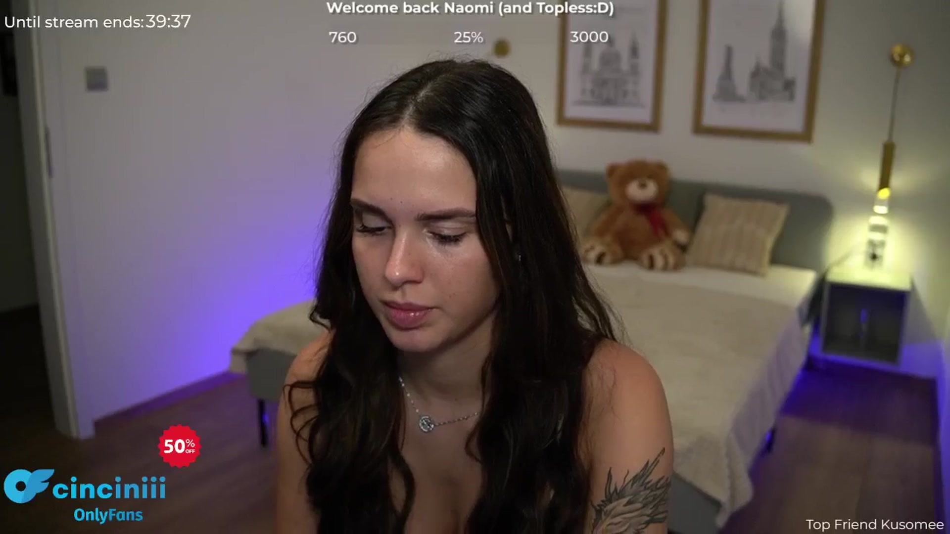 Gallery image thumbnail from cinnabellee's myfreecams stream on, 08/01/2024, 21:24 image 12 of 20