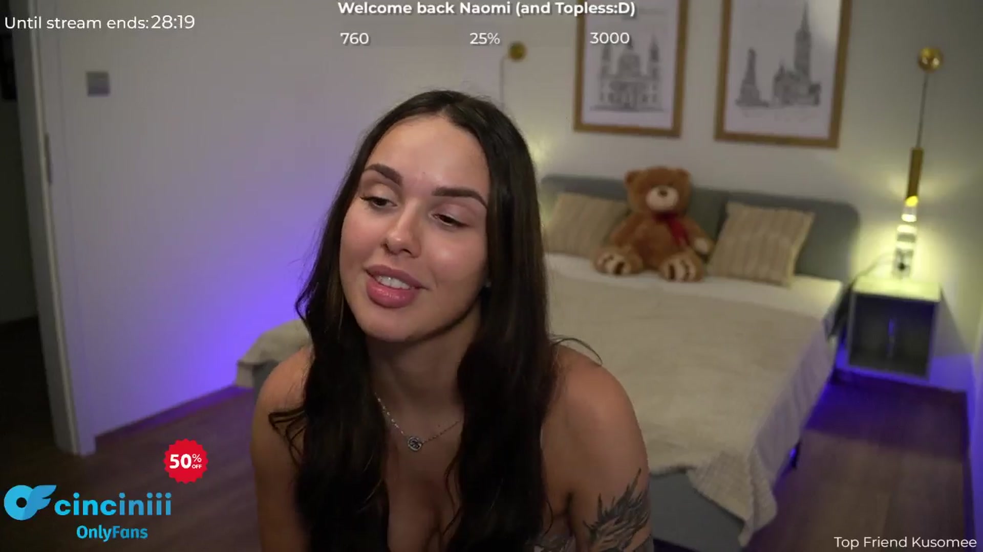 Gallery image thumbnail from cinnabellee's myfreecams stream on, 08/01/2024, 21:24 image 15 of 20