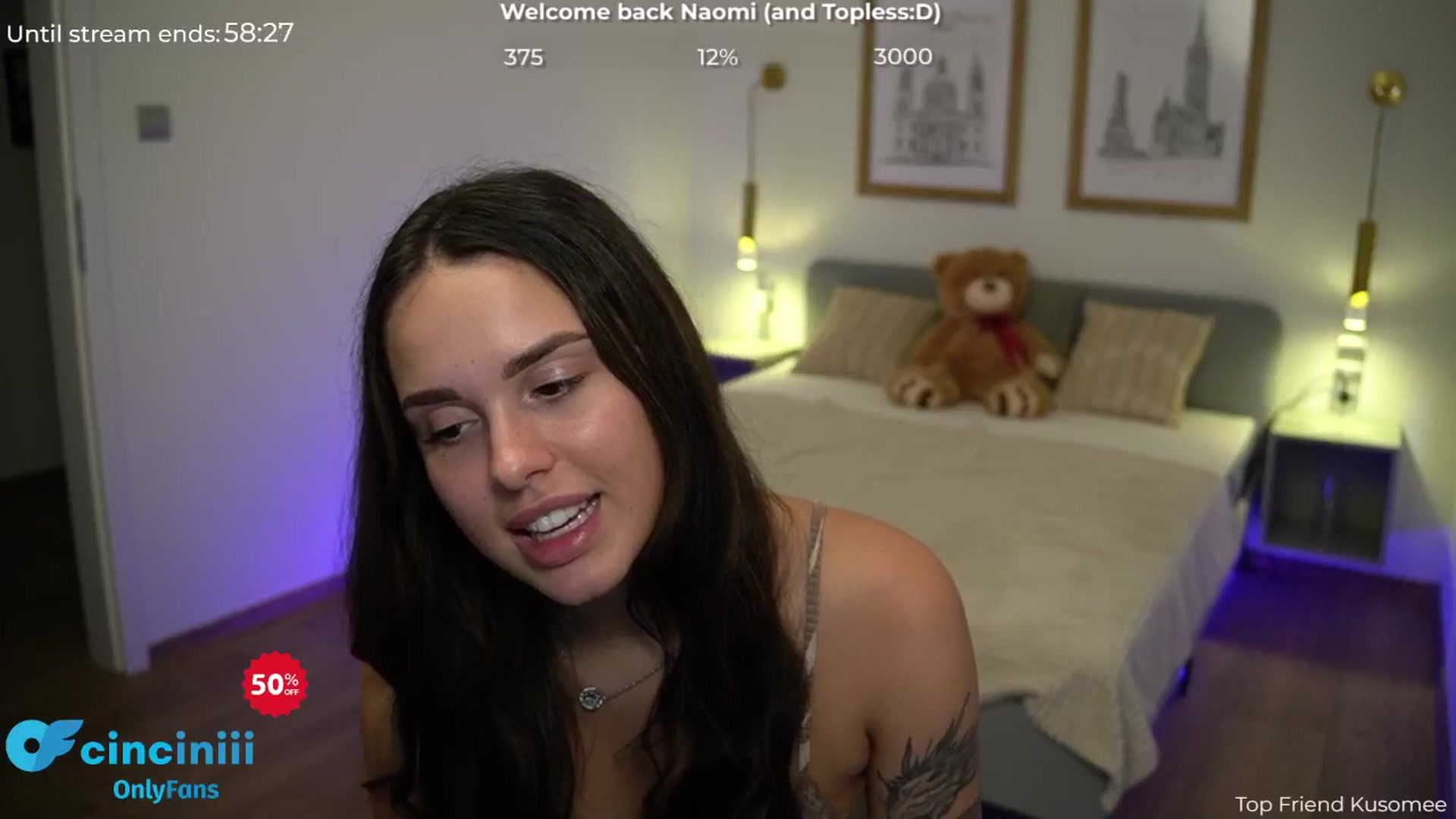 Gallery image thumbnail from cinnabellee's myfreecams stream on, 08/01/2024, 21:24 image 7 of 20