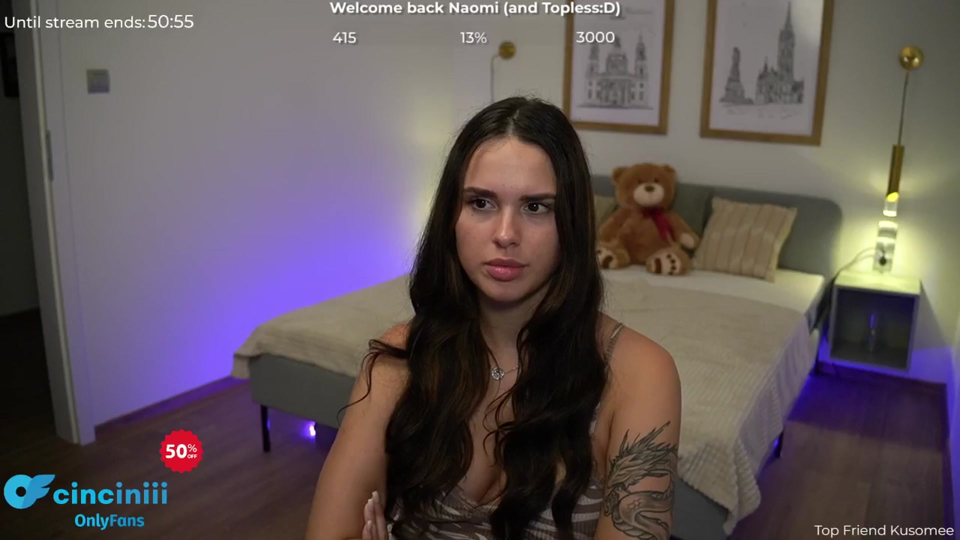 Gallery image thumbnail from cinnabellee's myfreecams stream on, 08/01/2024, 21:24 image 9 of 20