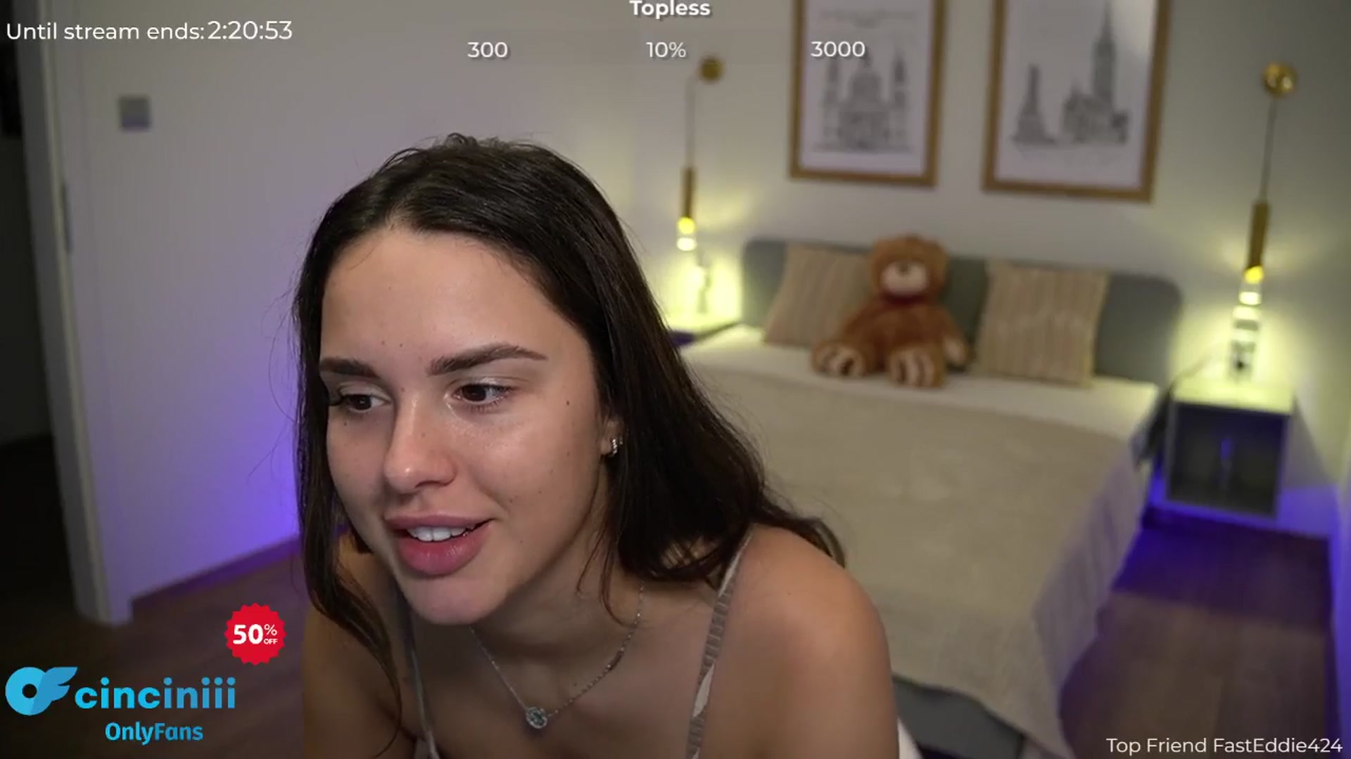 Gallery image thumbnail from cinnabellee's myfreecams stream on, 08/02/2024, 07:01 image 5 of 20