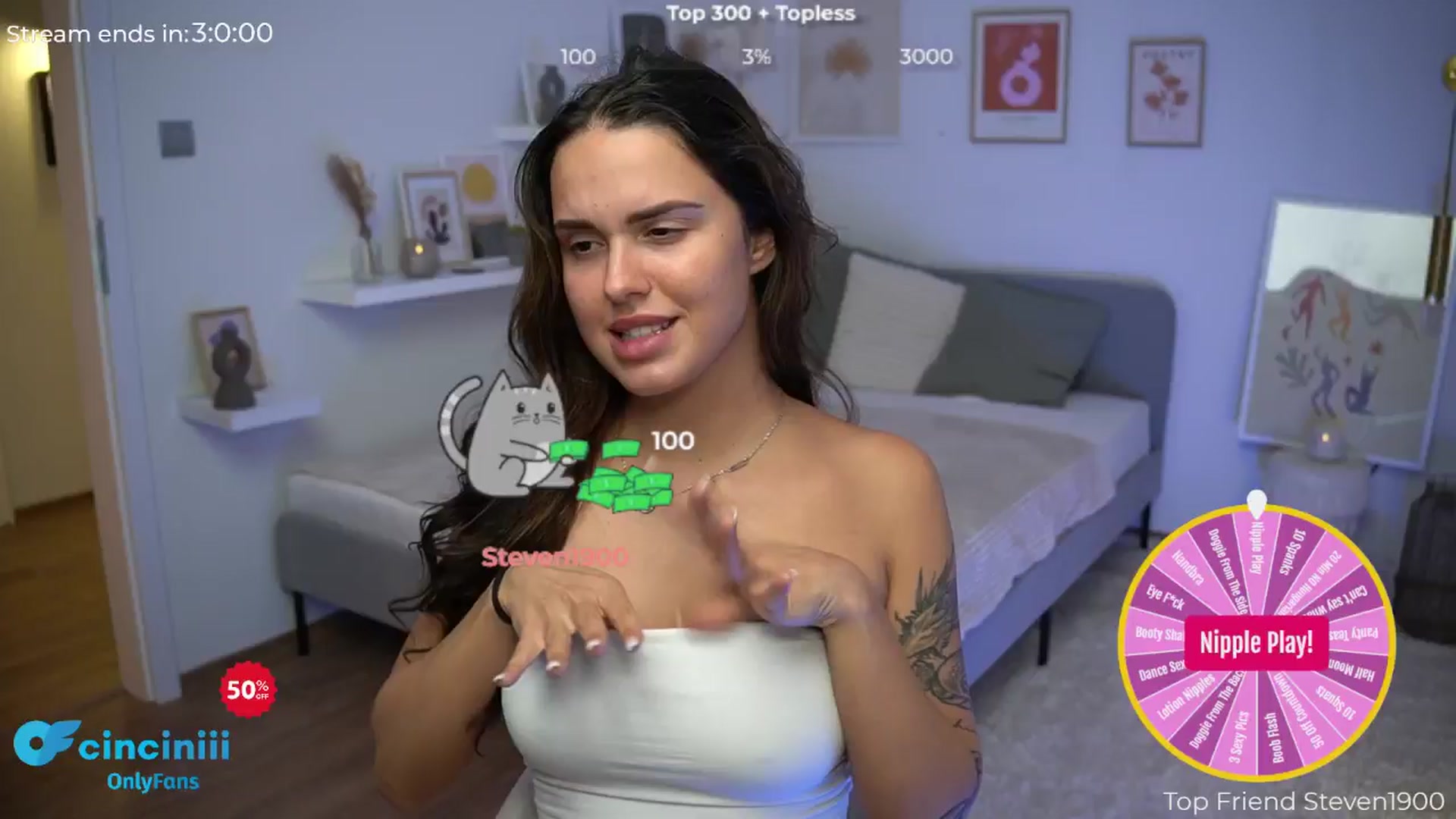 Gallery image thumbnail from cinnabellee's myfreecams stream on, 08/29/2024, 20:48 image 1 of 20