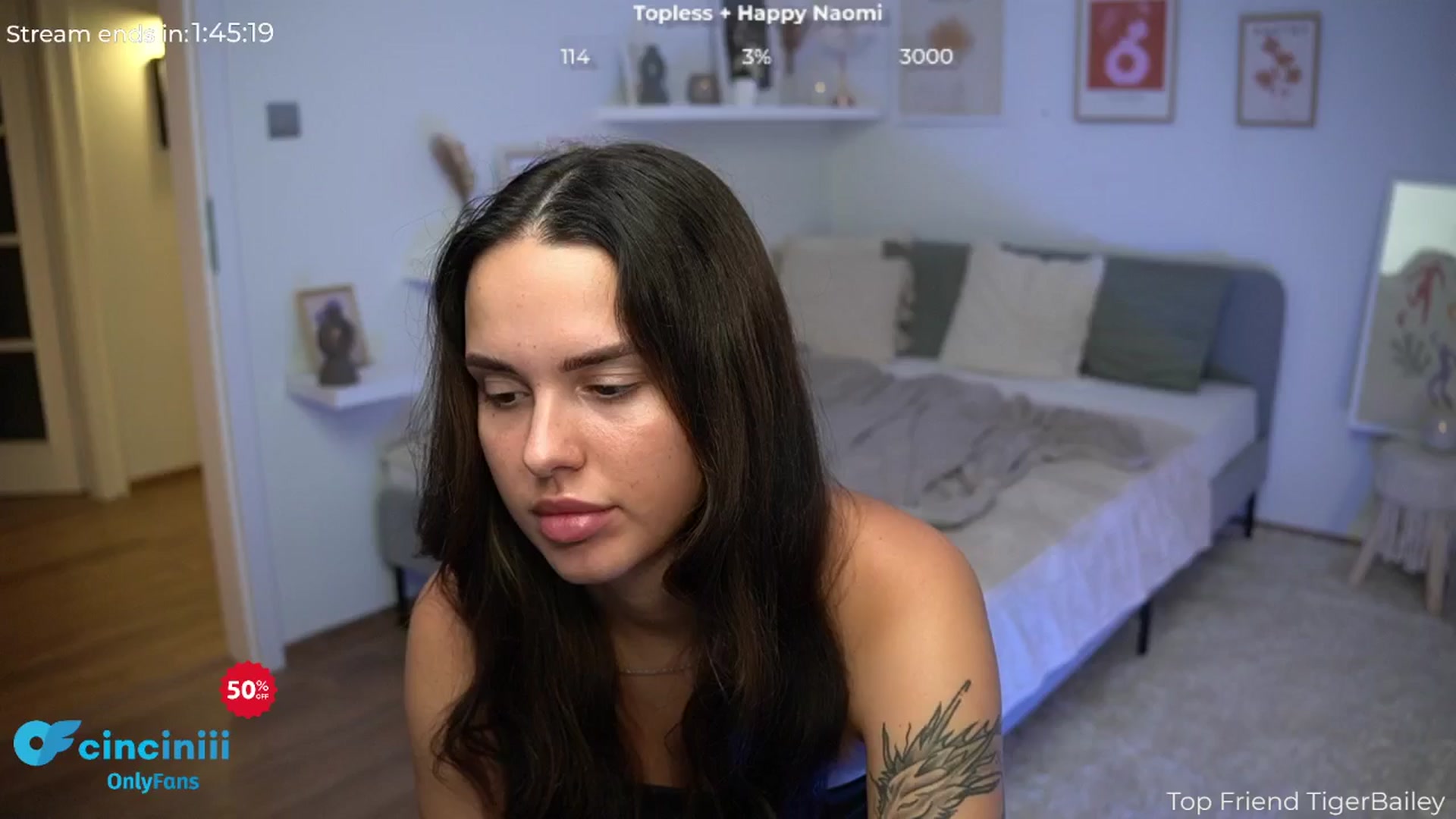 Gallery image thumbnail from cinnabellee's myfreecams stream on, 09/01/2024, 21:05 image 1 of 20