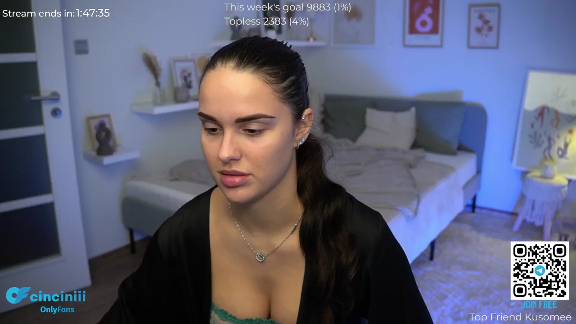 Gallery image thumbnail from cinnabellee's myfreecams stream on, 09/22/2024, 20:52 image 5 of 20