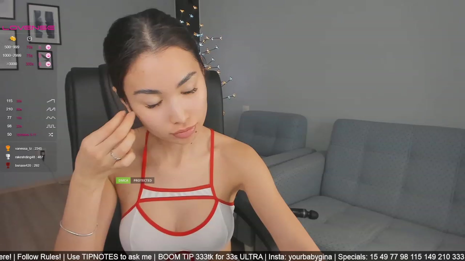 Gallery image thumbnail from coca_gina's myfreecams stream on, 03/21/2023, 06:42 image 6 of 20