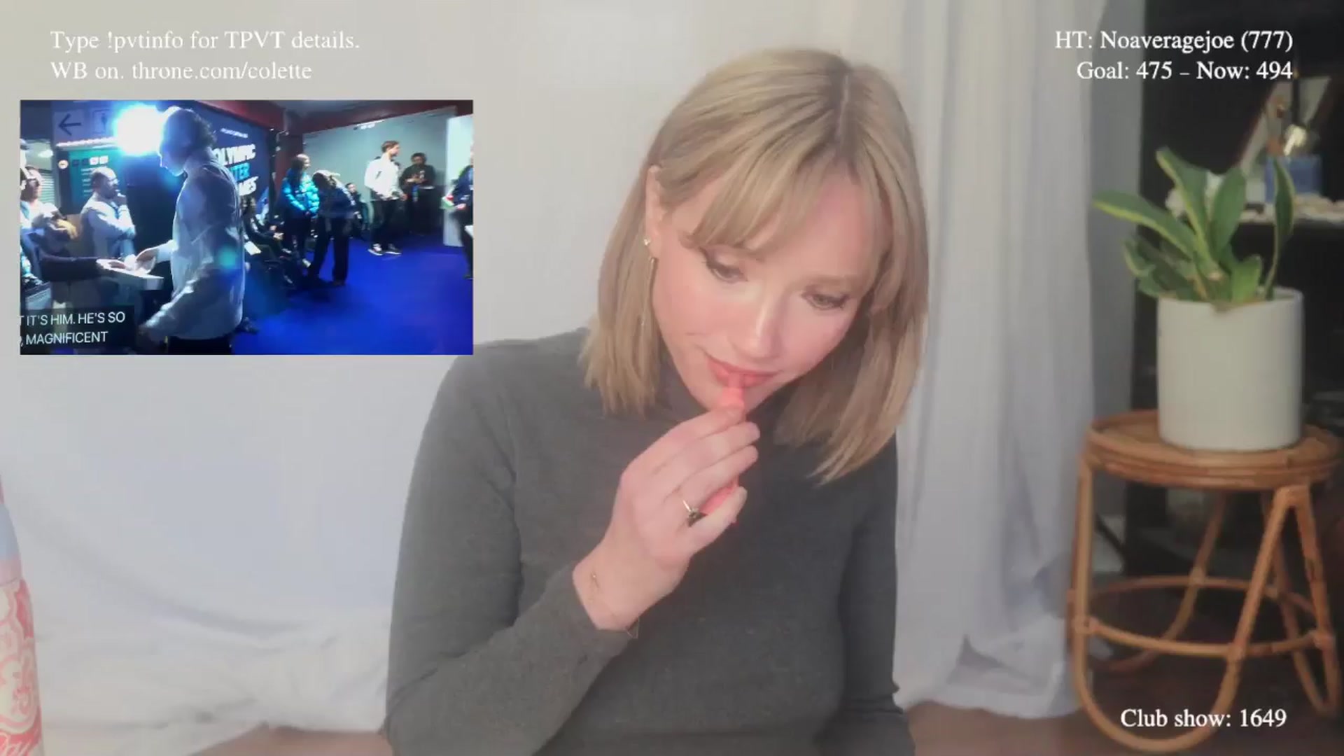 Gallery image thumbnail from colette's myfreecams stream on, 02/13/2026, 22:04 image 1 of 20