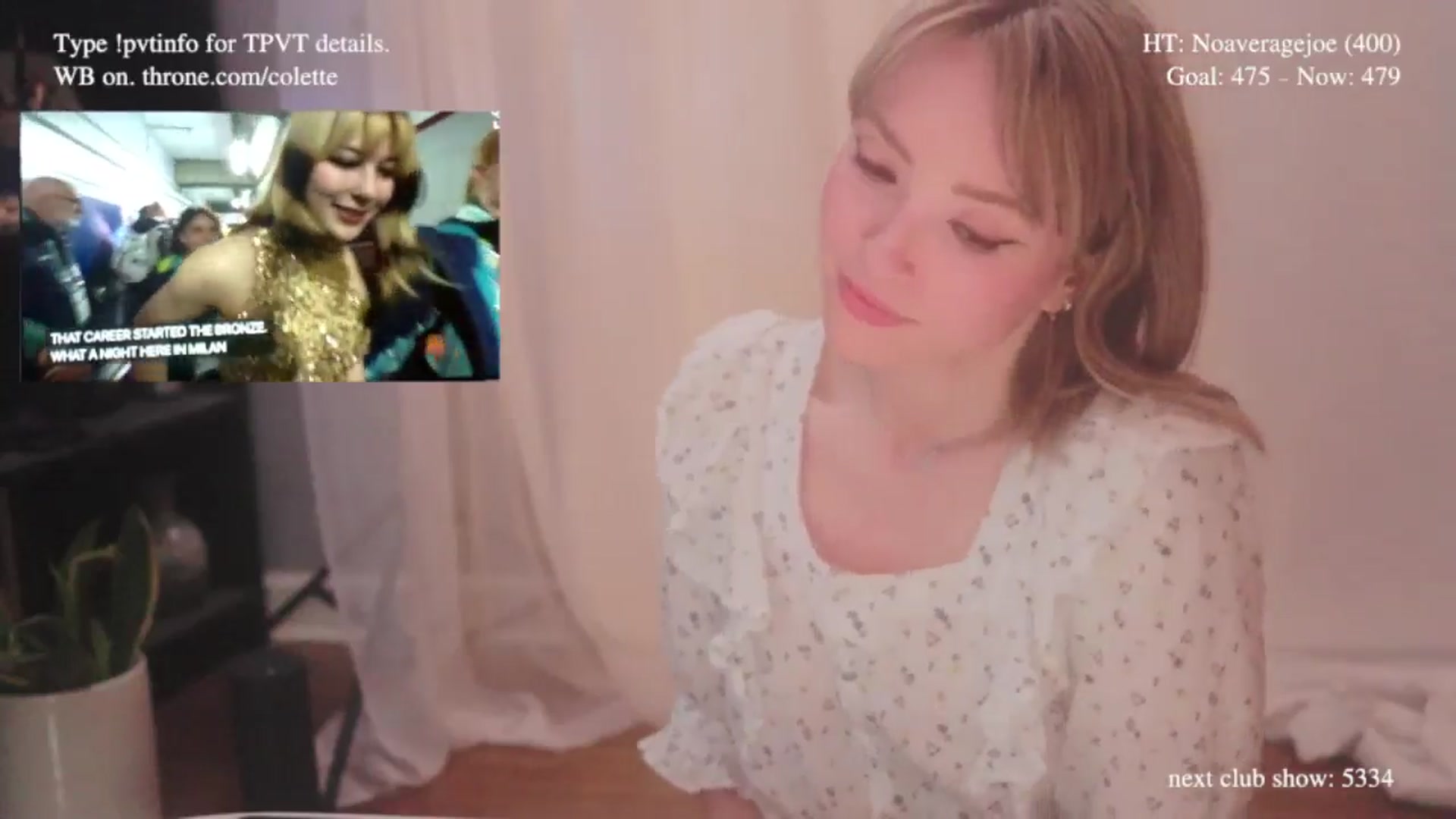 Gallery image thumbnail from colette's myfreecams stream on, 02/19/2026, 22:08 image 17 of 20