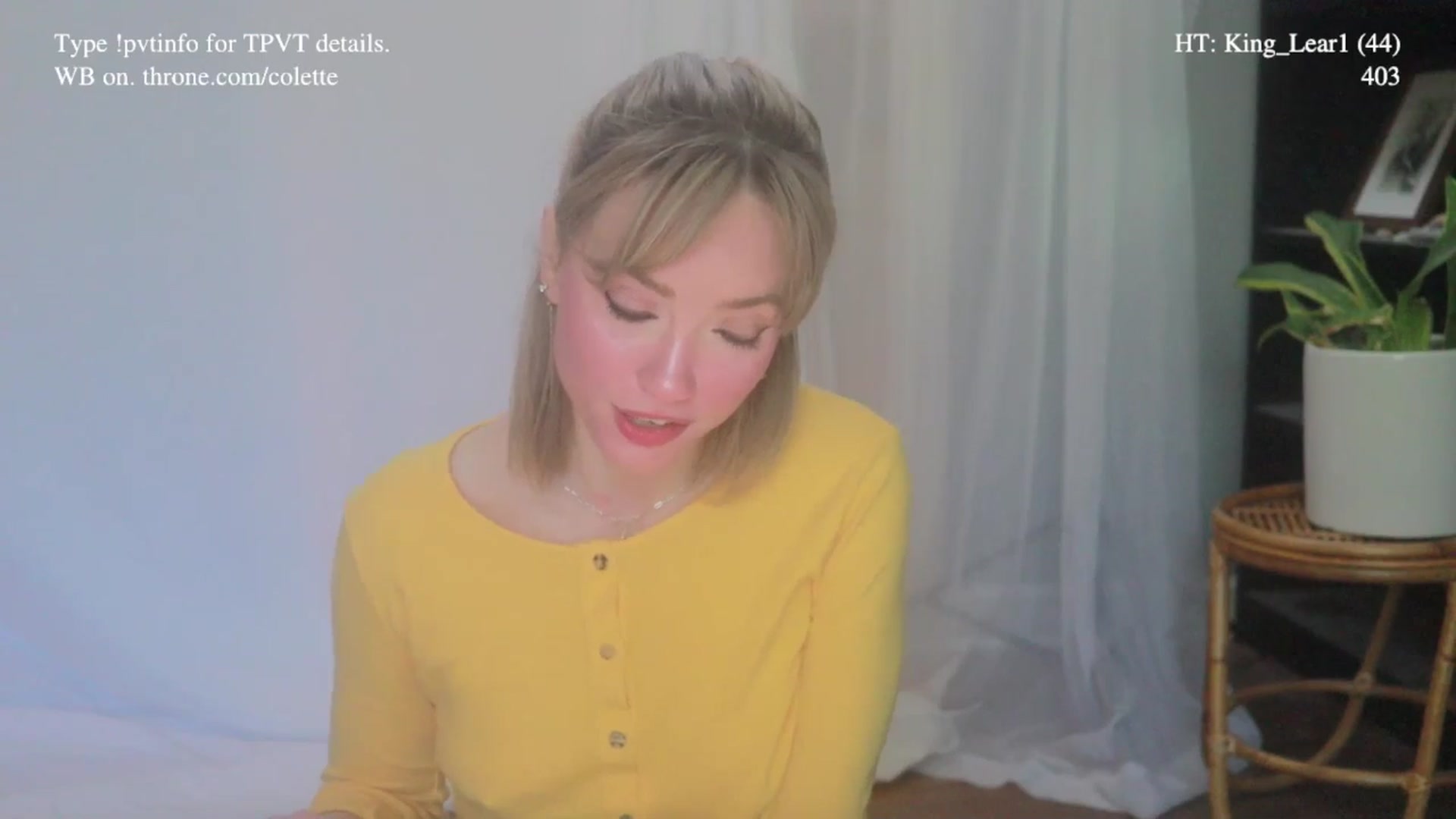 Gallery image thumbnail from colette's myfreecams stream on, 03/13/2026, 20:59 image 4 of 20