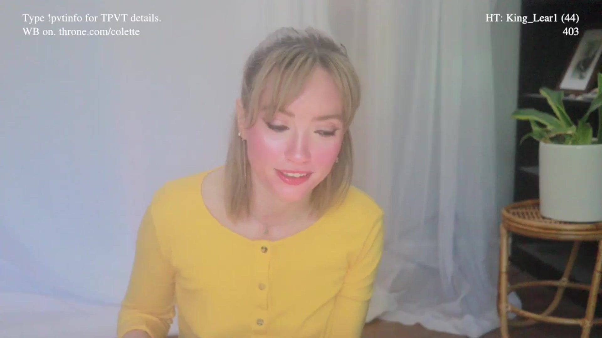 Gallery image thumbnail from colette's myfreecams stream on, 03/13/2026, 20:59 image 5 of 20