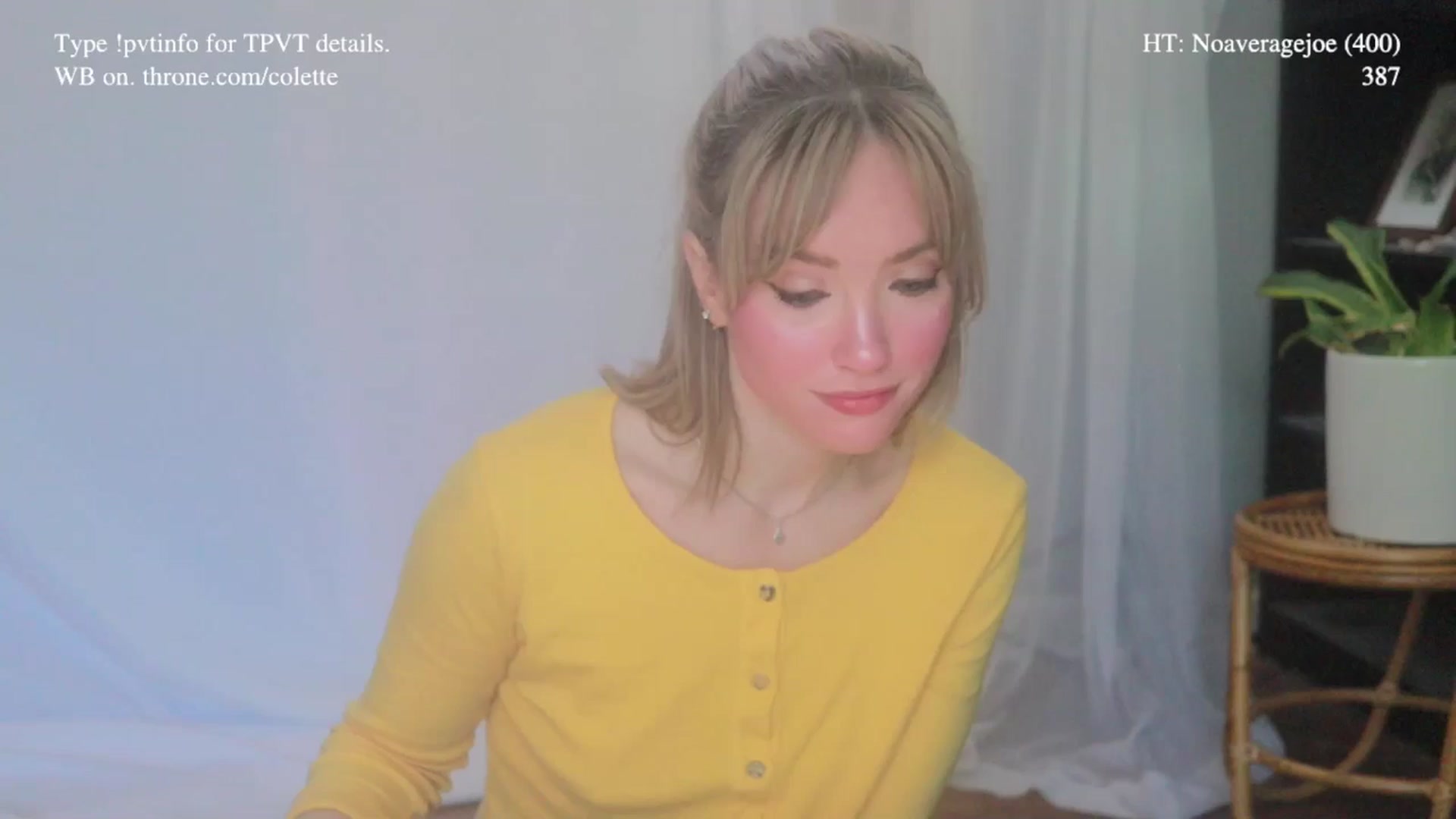 Gallery image thumbnail from colette's myfreecams stream on, 03/13/2026, 20:59 image 10 of 20