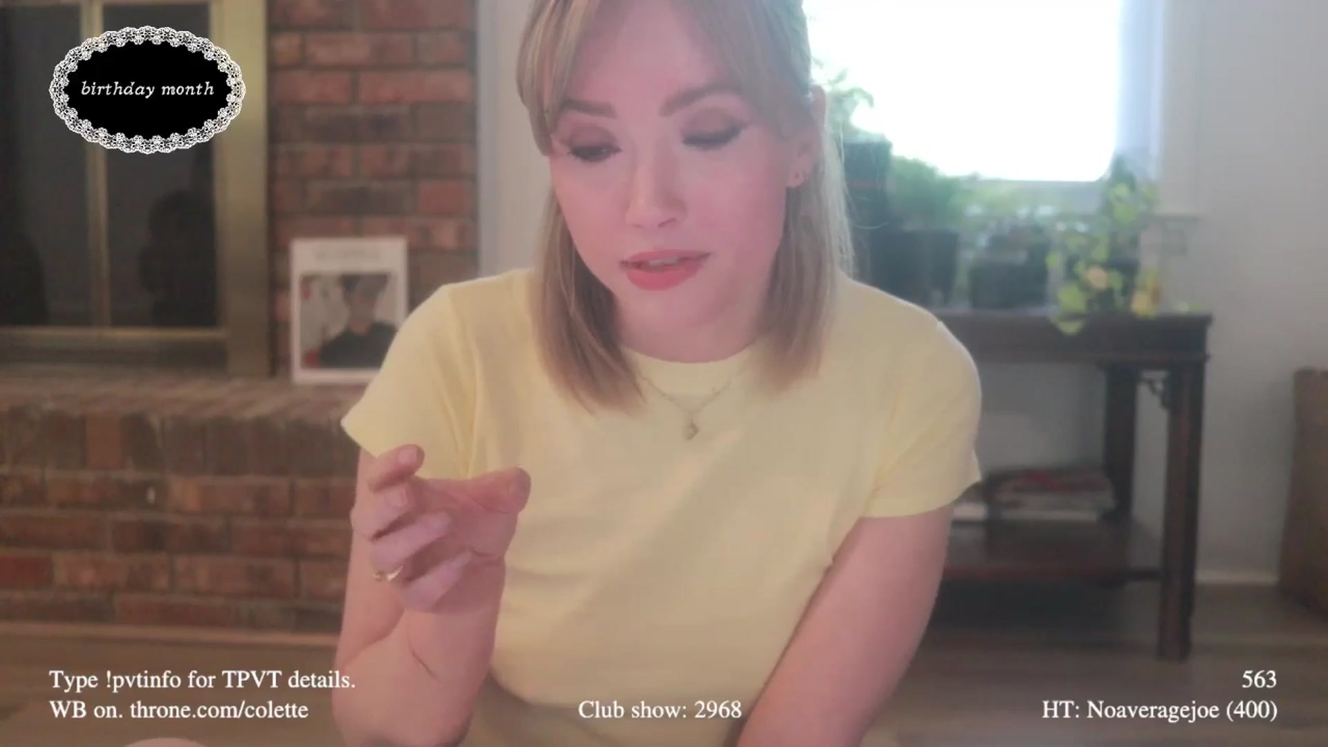 Gallery image thumbnail from colette's myfreecams stream on, 04/07/2026, 20:16 image 12 of 20