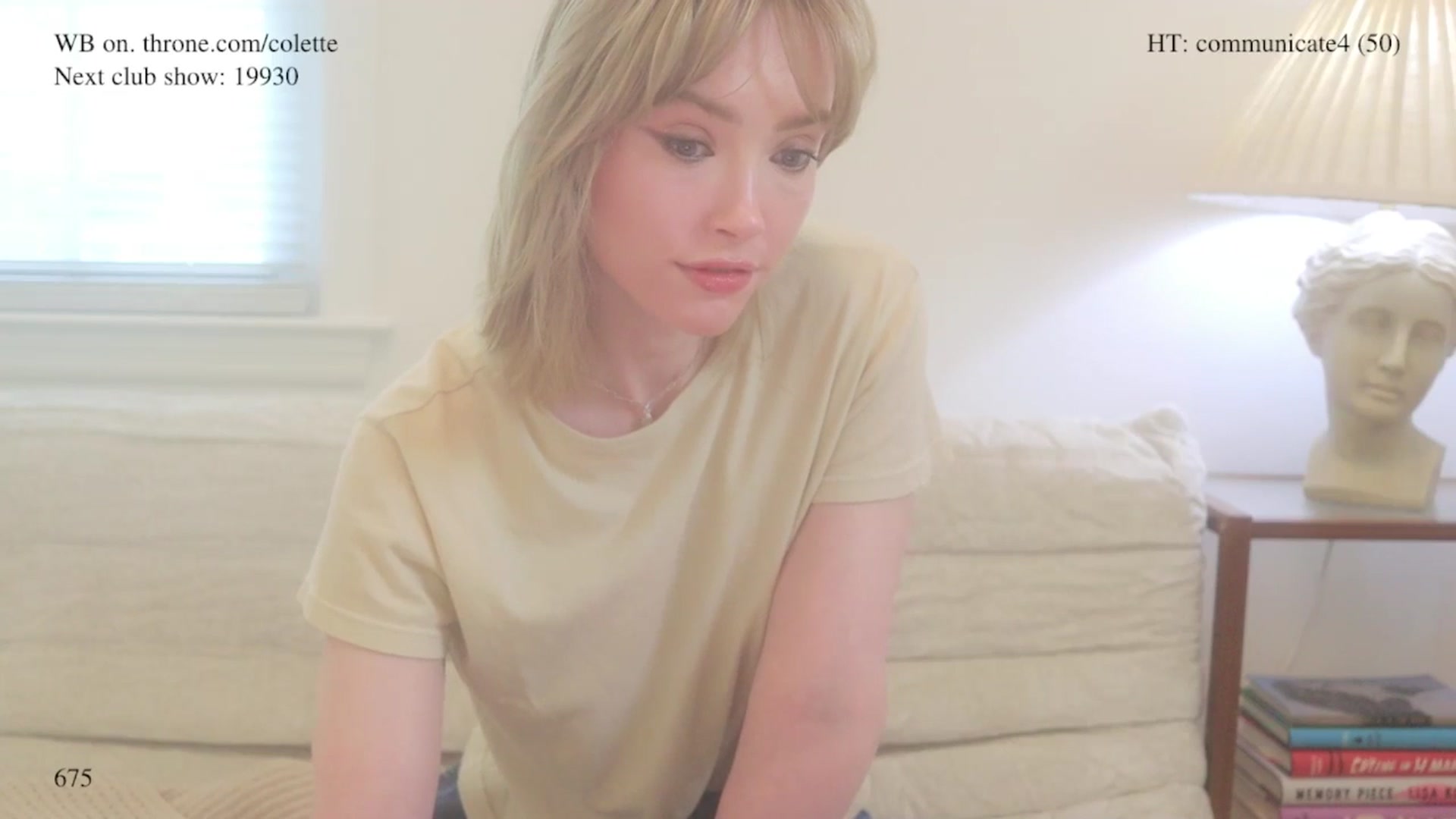 Gallery image thumbnail from colette's myfreecams stream on, 04/13/2026, 20:38 image 2 of 20