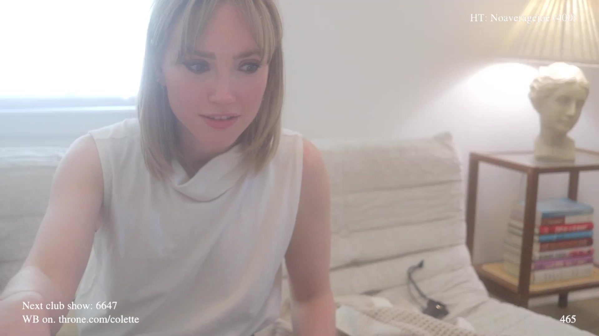 Gallery image thumbnail from colette's myfreecams stream on, 04/16/2026, 20:11 image 20 of 20