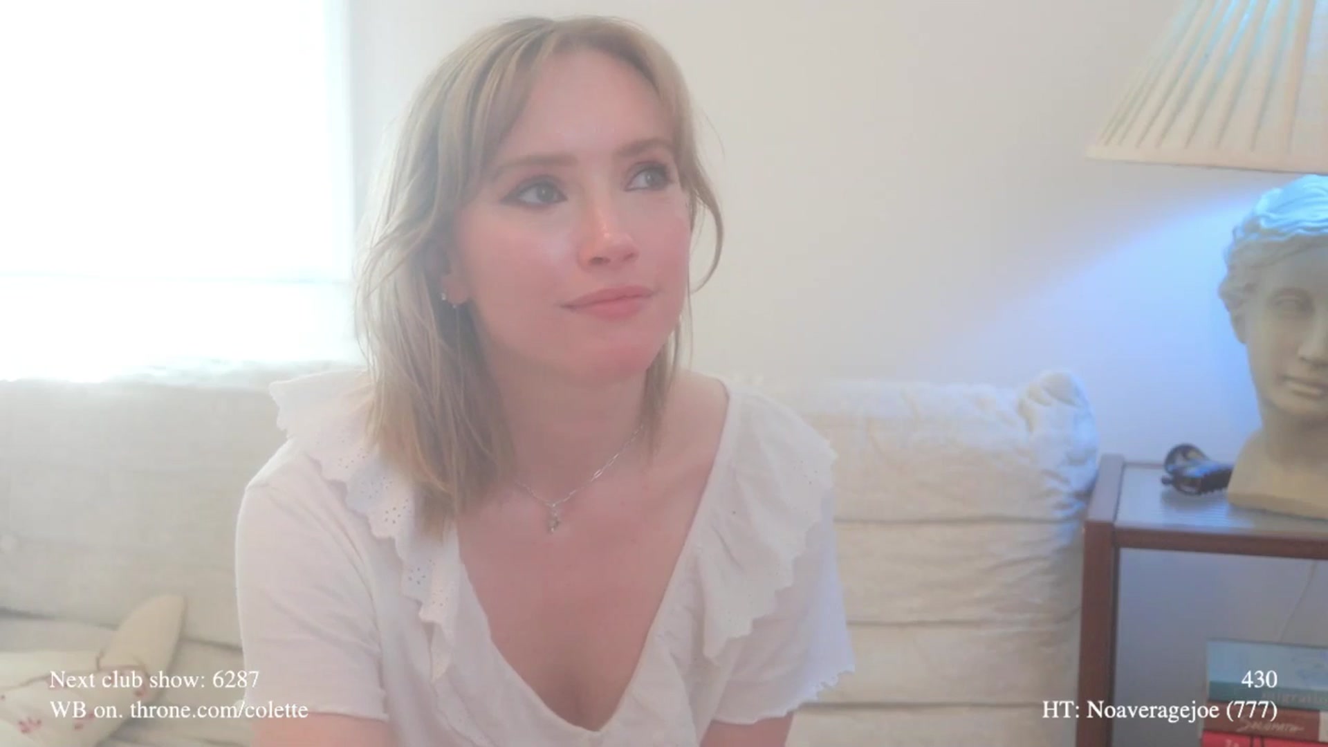 Gallery image thumbnail from colette's myfreecams stream on, 04/22/2026, 20:36 image 19 of 20