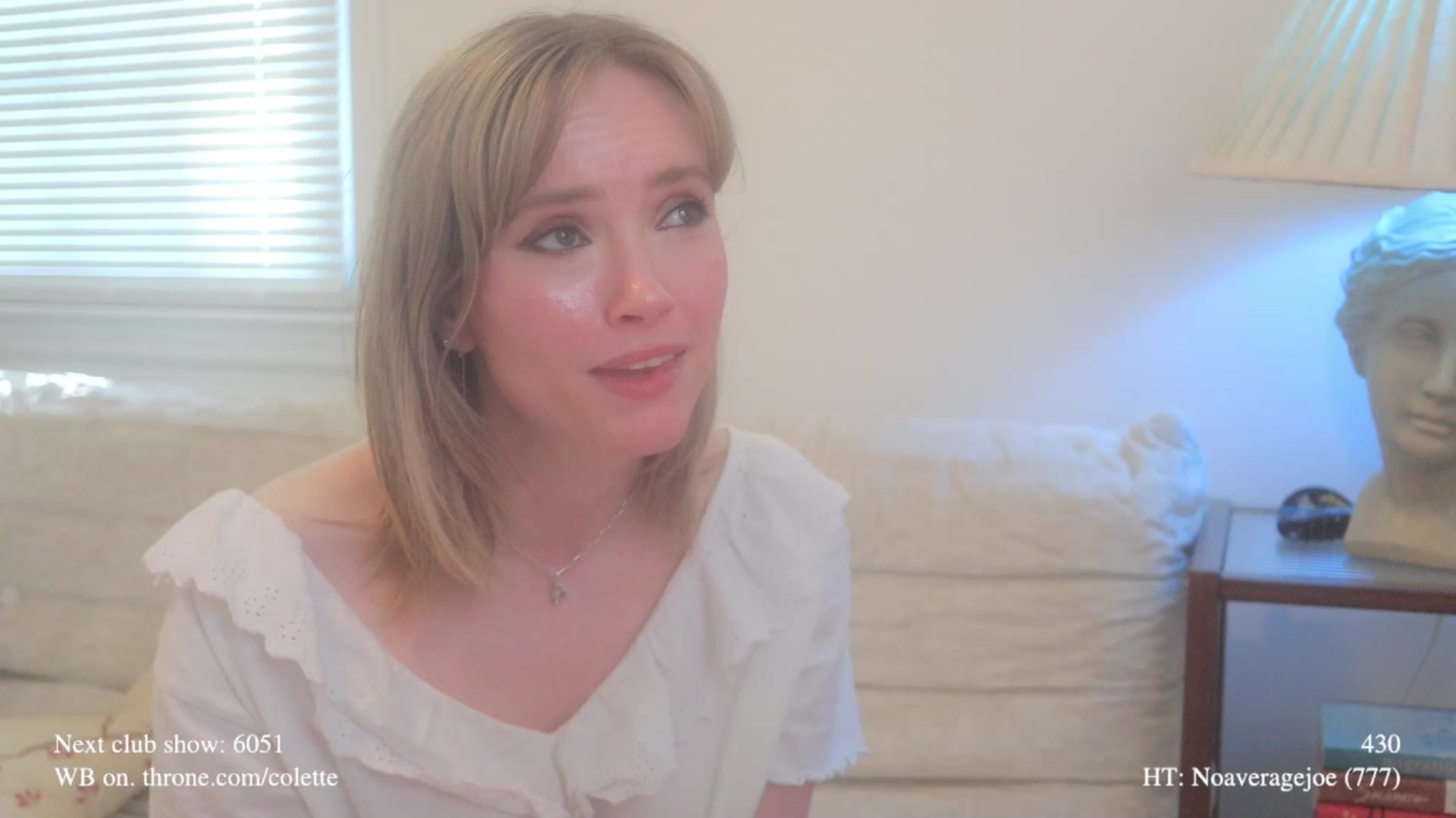 Gallery image thumbnail from colette's myfreecams stream on, 04/22/2026, 20:55 image 20 of 20