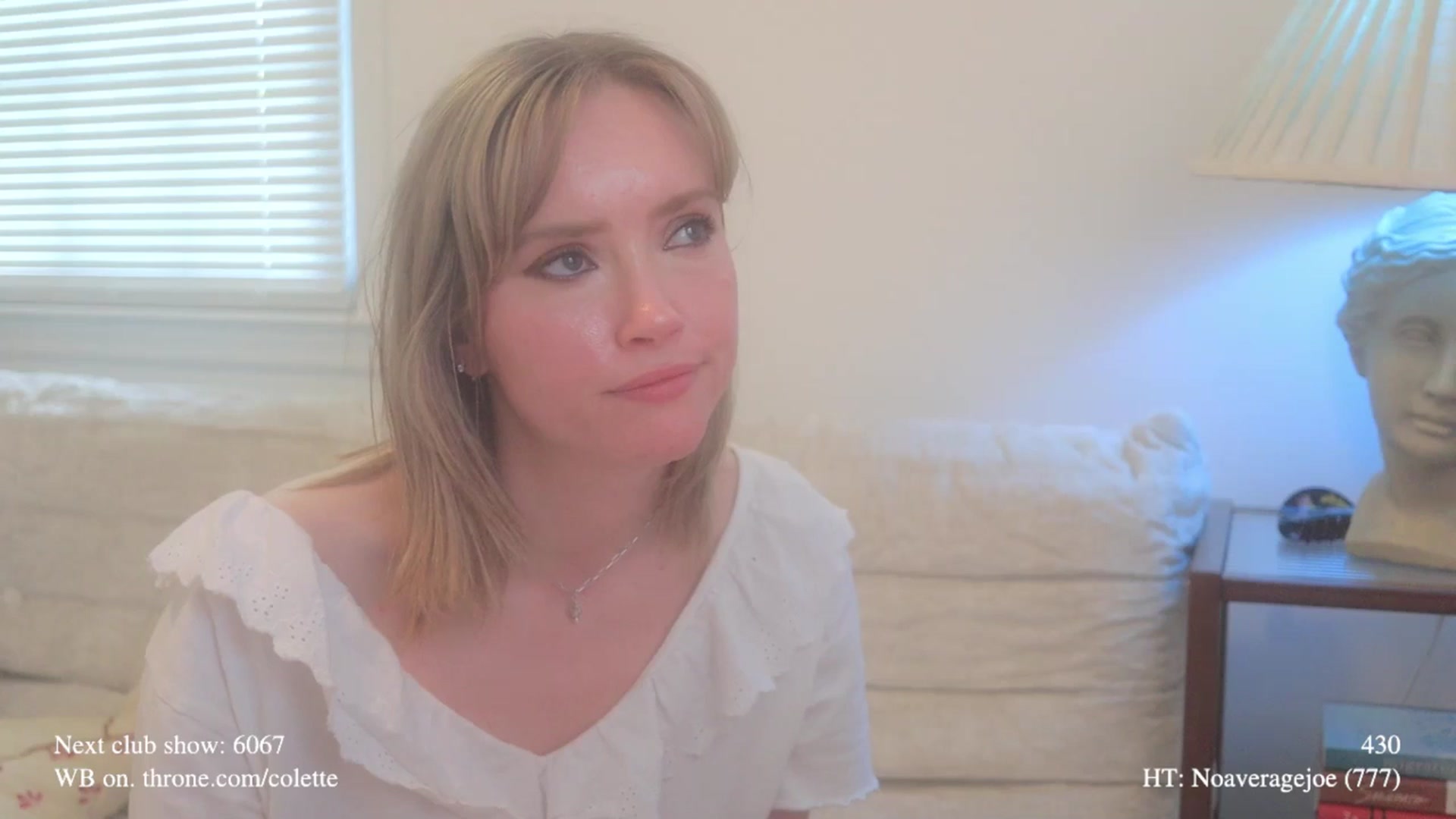 Gallery image thumbnail from colette's myfreecams stream on, 04/22/2026, 20:55 image 13 of 20