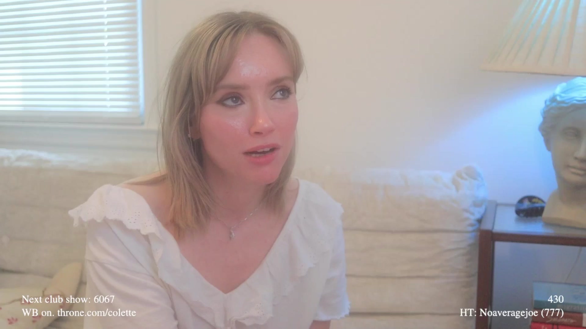 Gallery image thumbnail from colette's myfreecams stream on, 04/22/2026, 20:55 image 14 of 20
