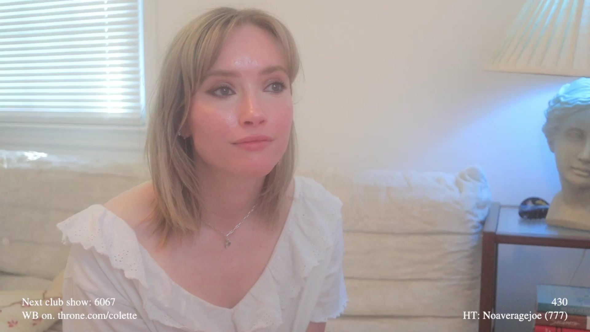 Gallery image thumbnail from colette's myfreecams stream on, 04/22/2026, 20:55 image 18 of 20