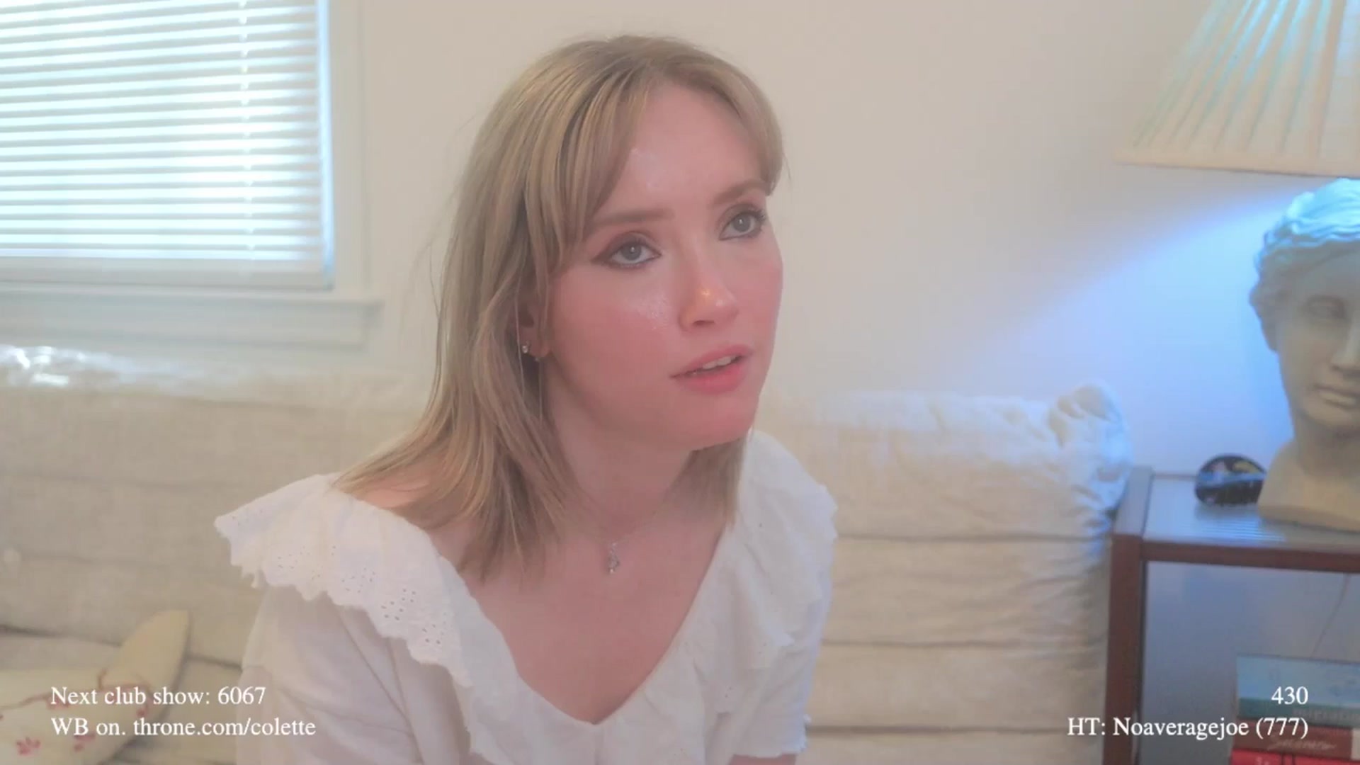 Gallery image thumbnail from colette's myfreecams stream on, 04/22/2026, 20:55 image 10 of 20