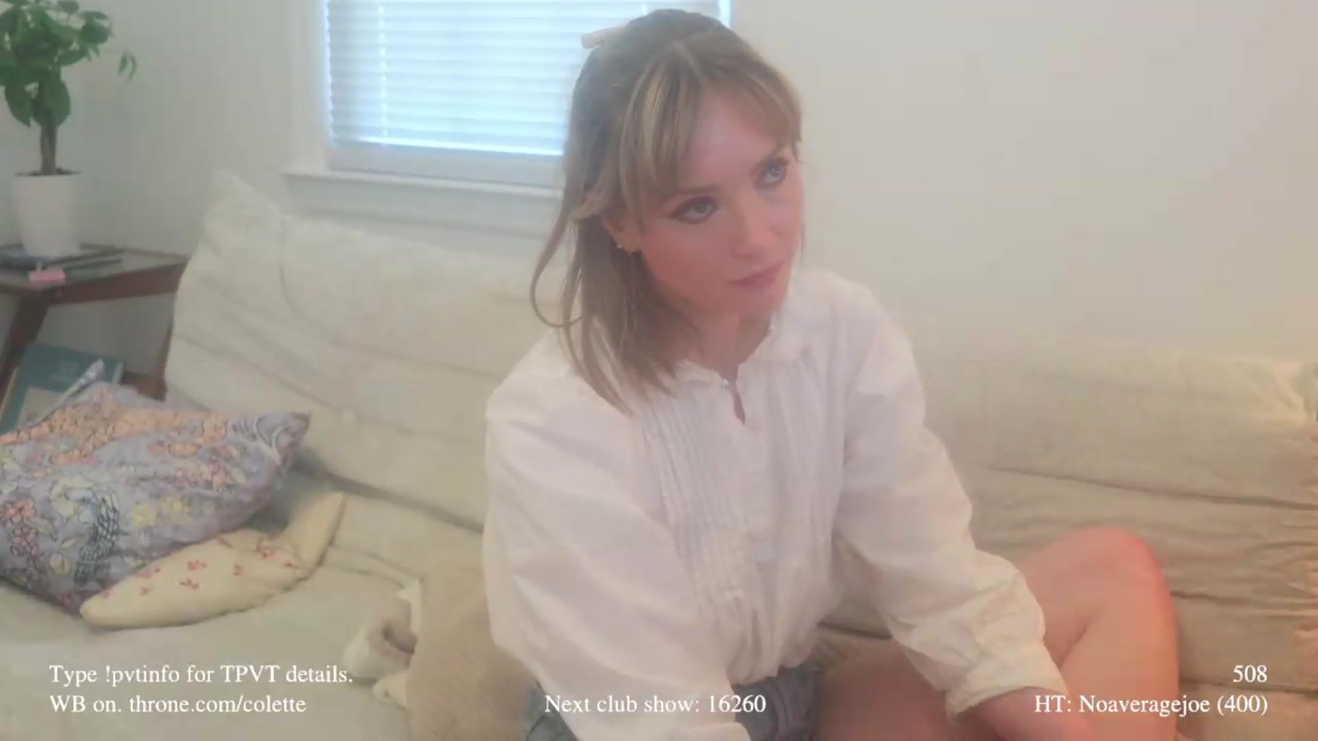 Gallery image thumbnail from colette's myfreecams stream on, 05/19/2026, 19:09 image 17 of 20