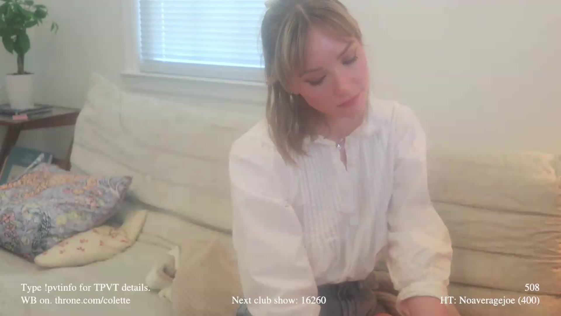 Gallery image thumbnail from colette's myfreecams stream on, 05/19/2026, 19:09 image 16 of 20