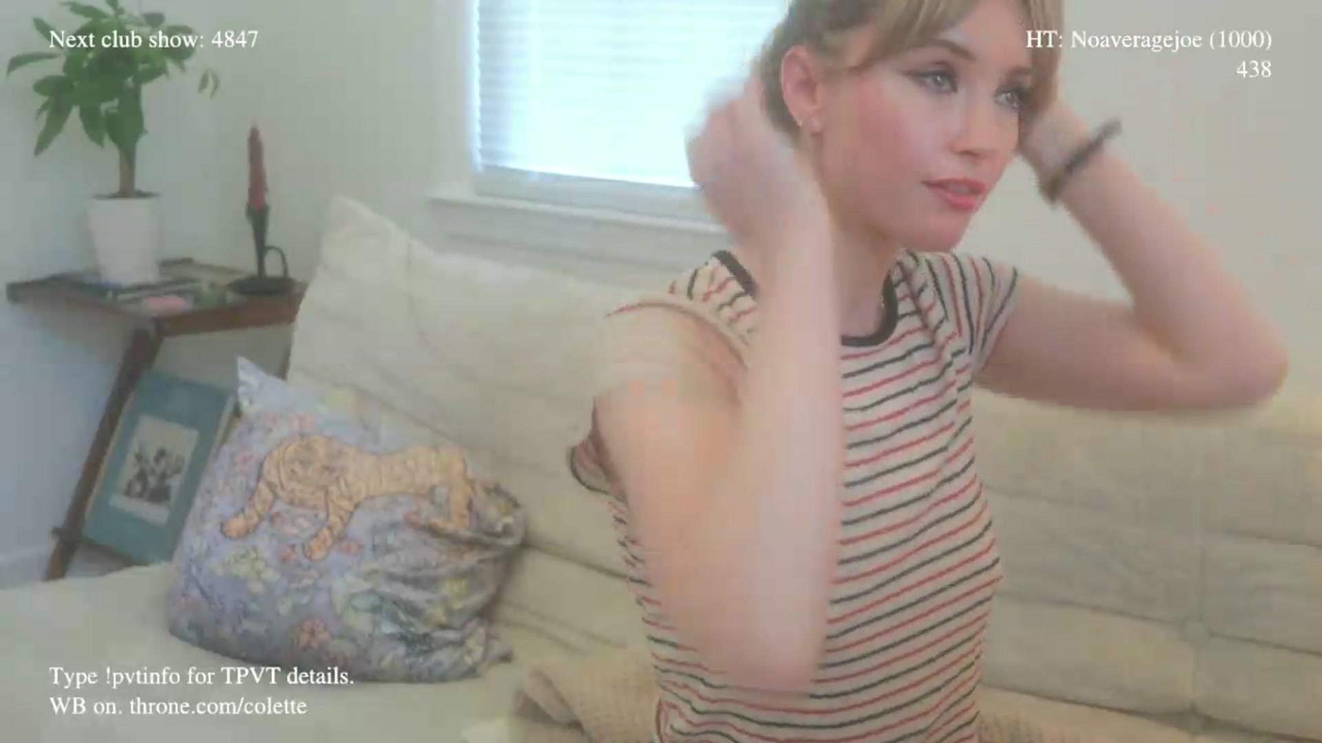 Gallery image thumbnail from colette's myfreecams stream on, 05/21/2026, 19:13 image 19 of 20